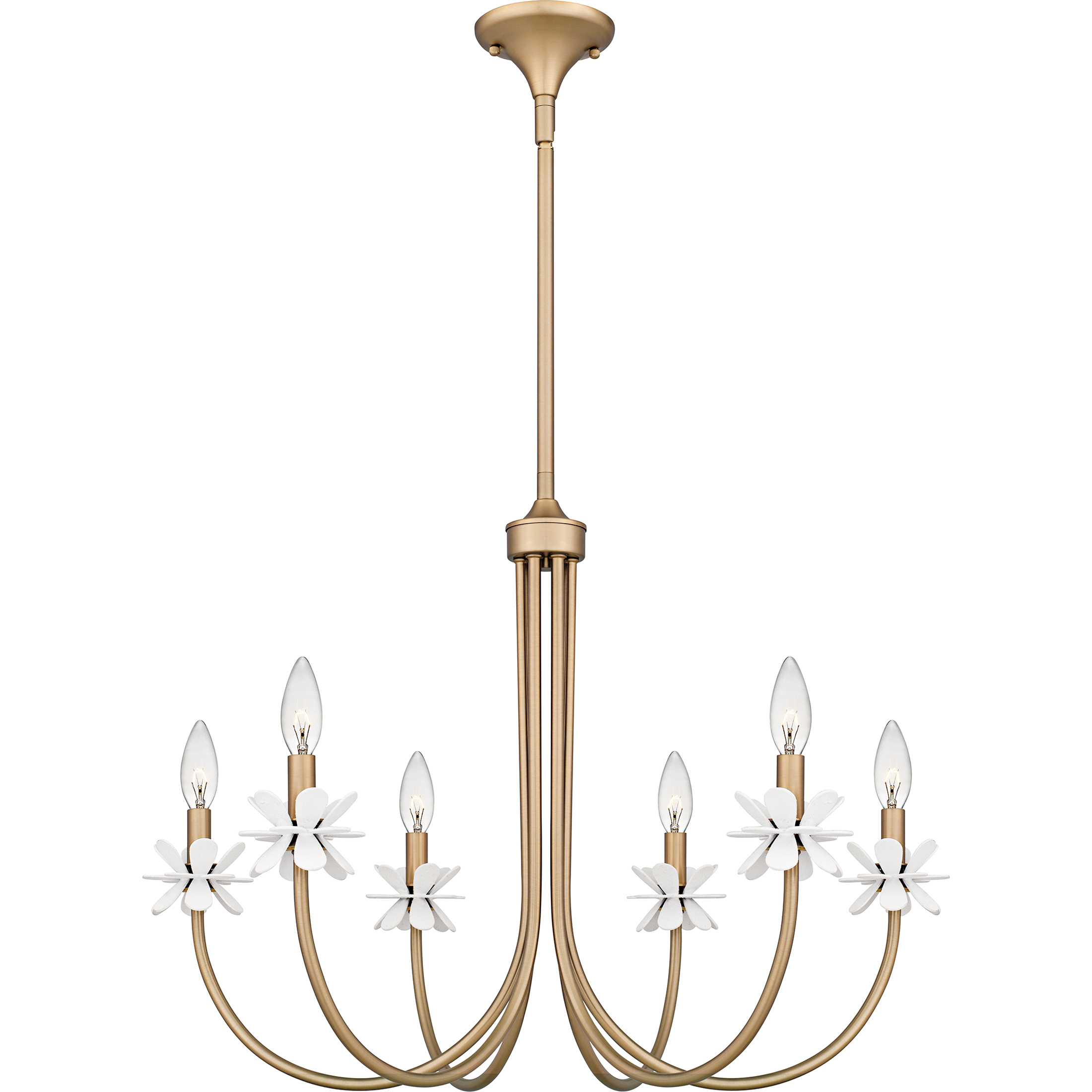 Remy 6 Light 30 inch Bronze Gold Chandelier Ceiling Light