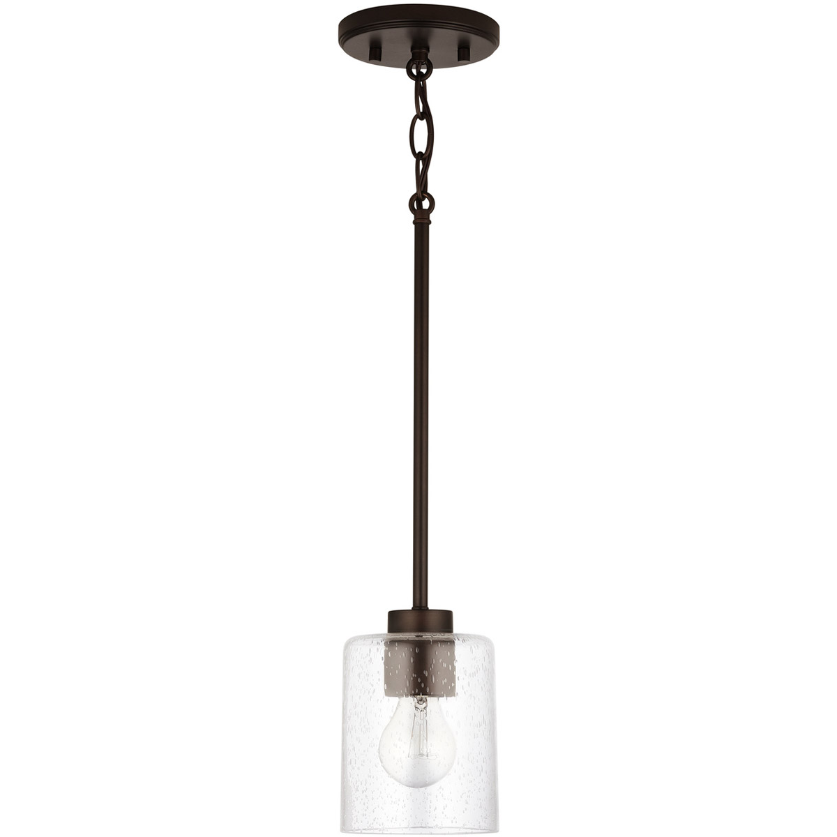 Greyson 1 Light 4.75 inch Bronze Pendant Ceiling Light