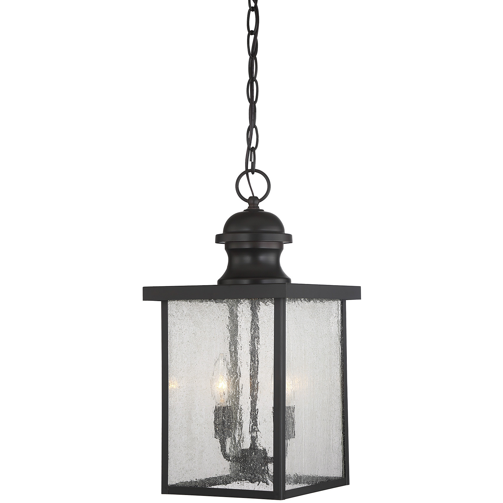 Newberry 2 Light 9 inch English Bronze Outdoor Hanging Lantern