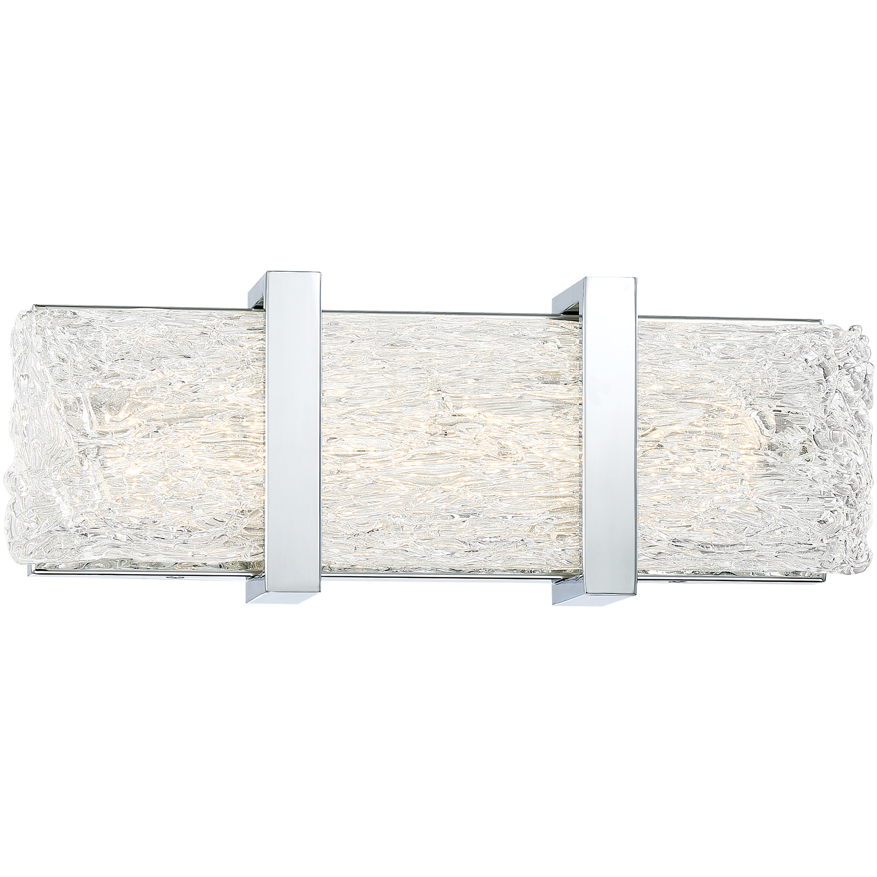 Forest Ice II LED 15 inch Chrome Bath Light Wall Light