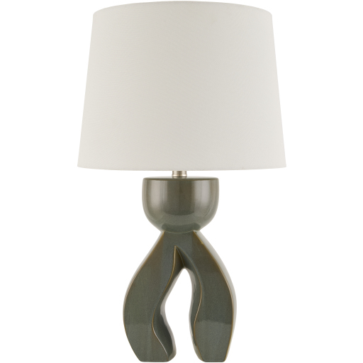 Tufello 23.5 inch 100 watt Glazed and Plated Accent Table Lamp Portable Light