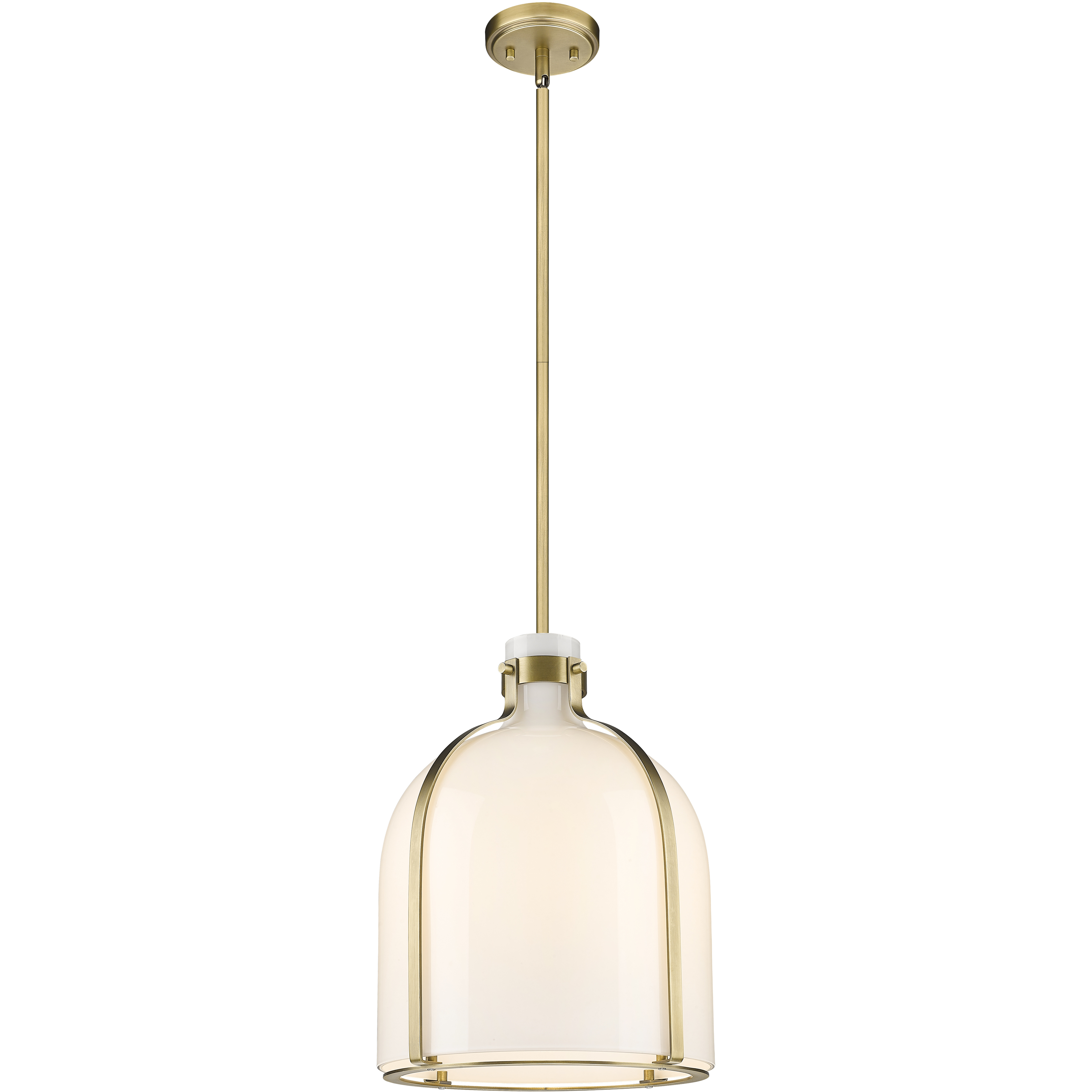 Pearson 1 Light 12.25 inch Rubbed Brass Pendant Ceiling Light in Rubbed Bronze