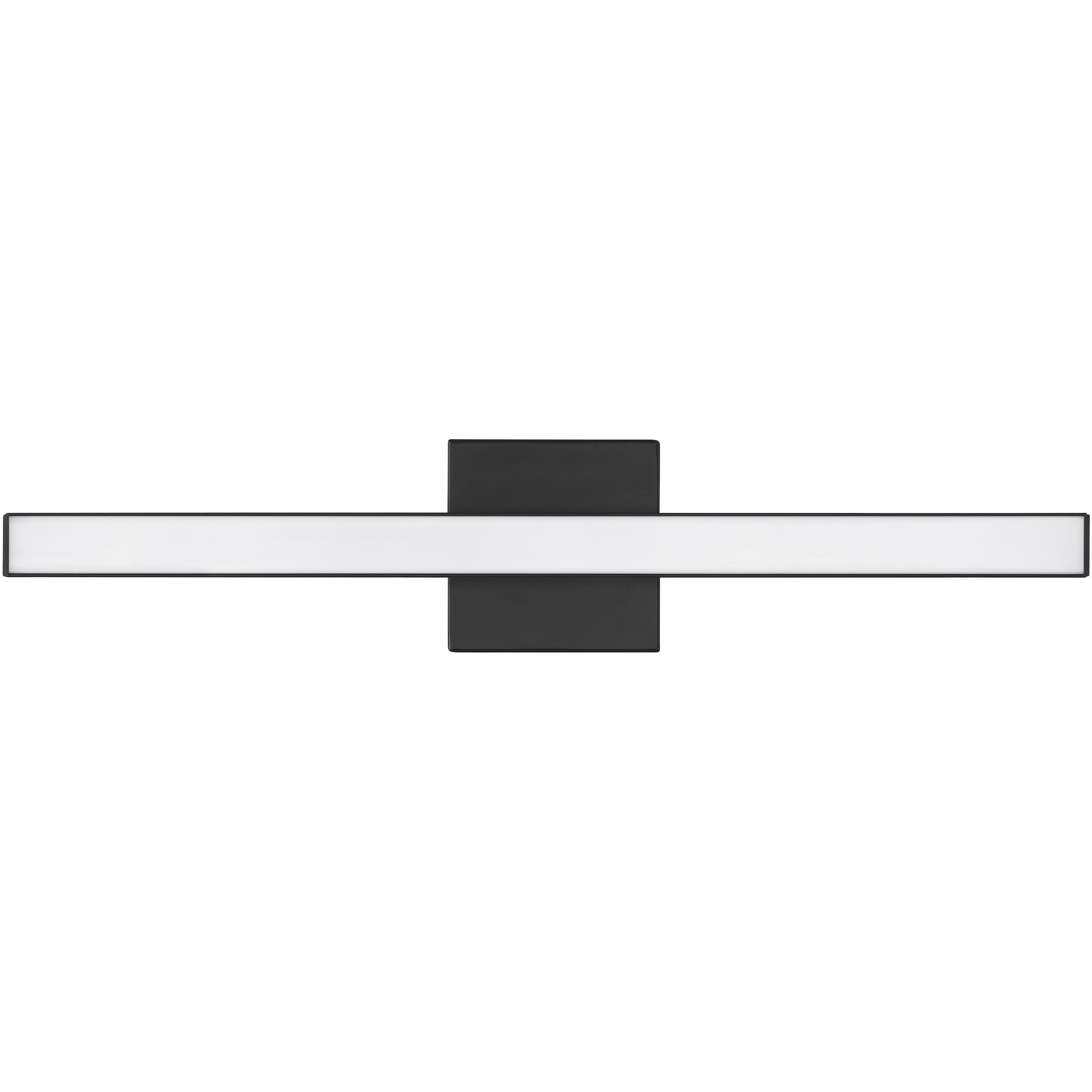 Trim LED 24 inch Flat Black Vanity Light Wall Light