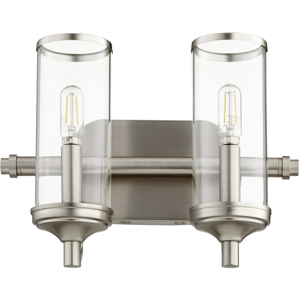 Collins 2 Light 12.75 inch Satin Nickel Vanity Light Wall Light
