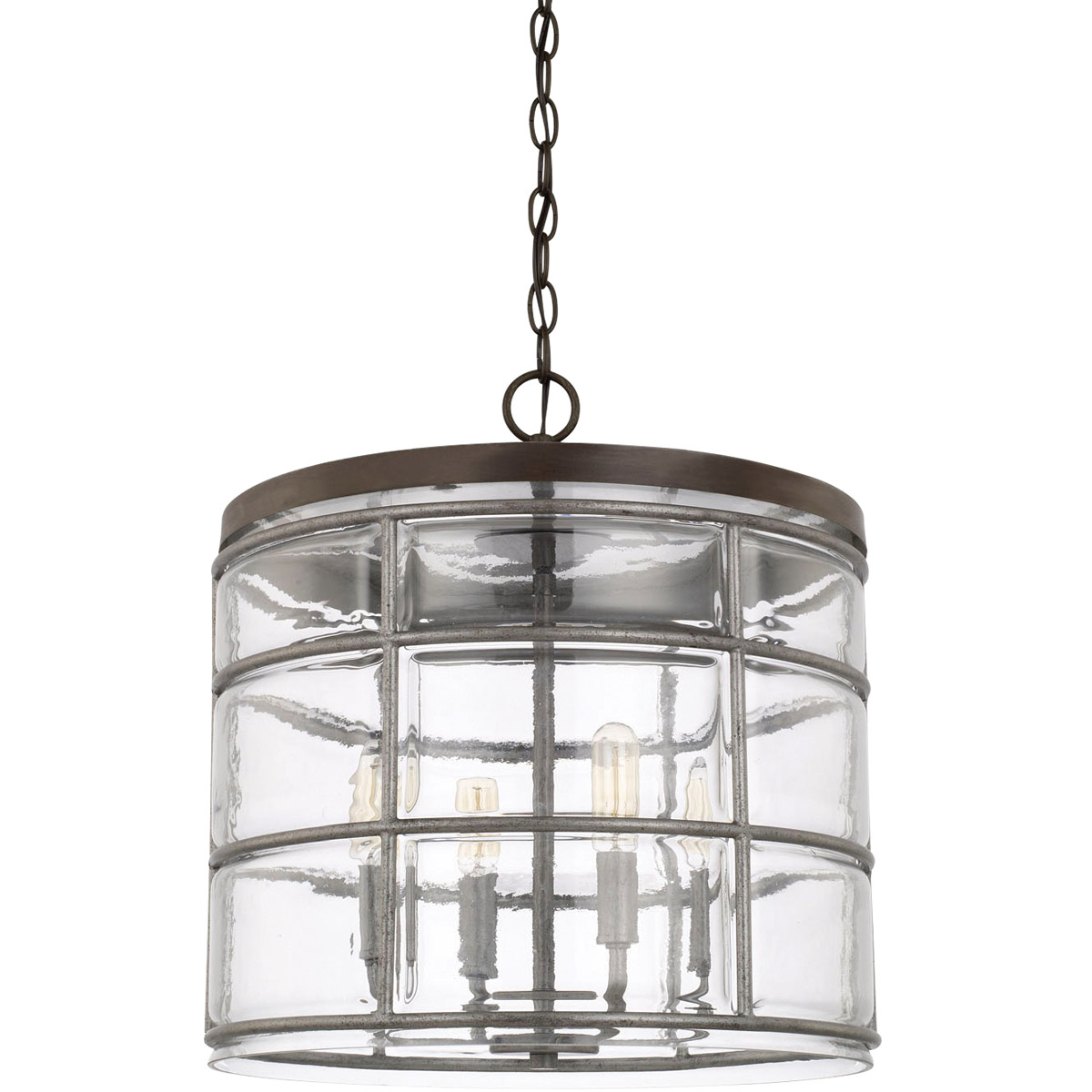 Colby 4 Light 15.25 inch Urban Grey Pendant Ceiling Light