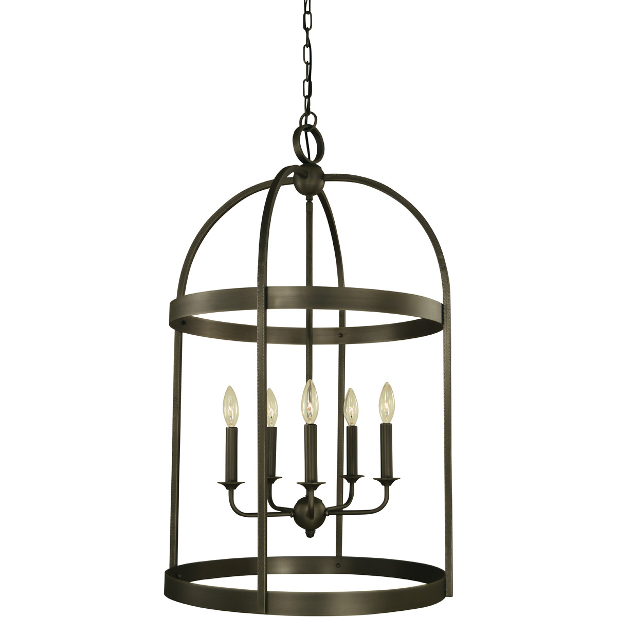 Heidelberg 5 Light 20 inch Iron Foyer Chandelier Ceiling Light