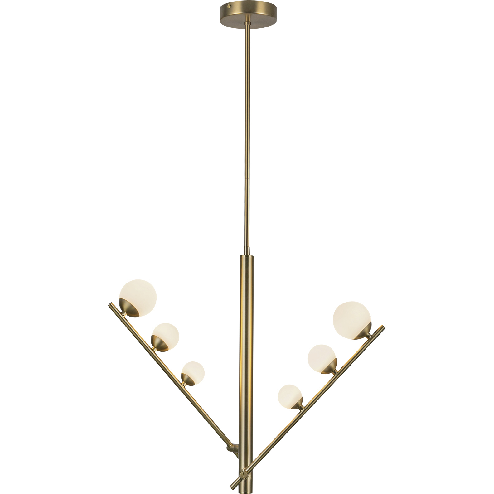 Cypress LED 9.63 inch Brushed Gold Pendant Ceiling Light
