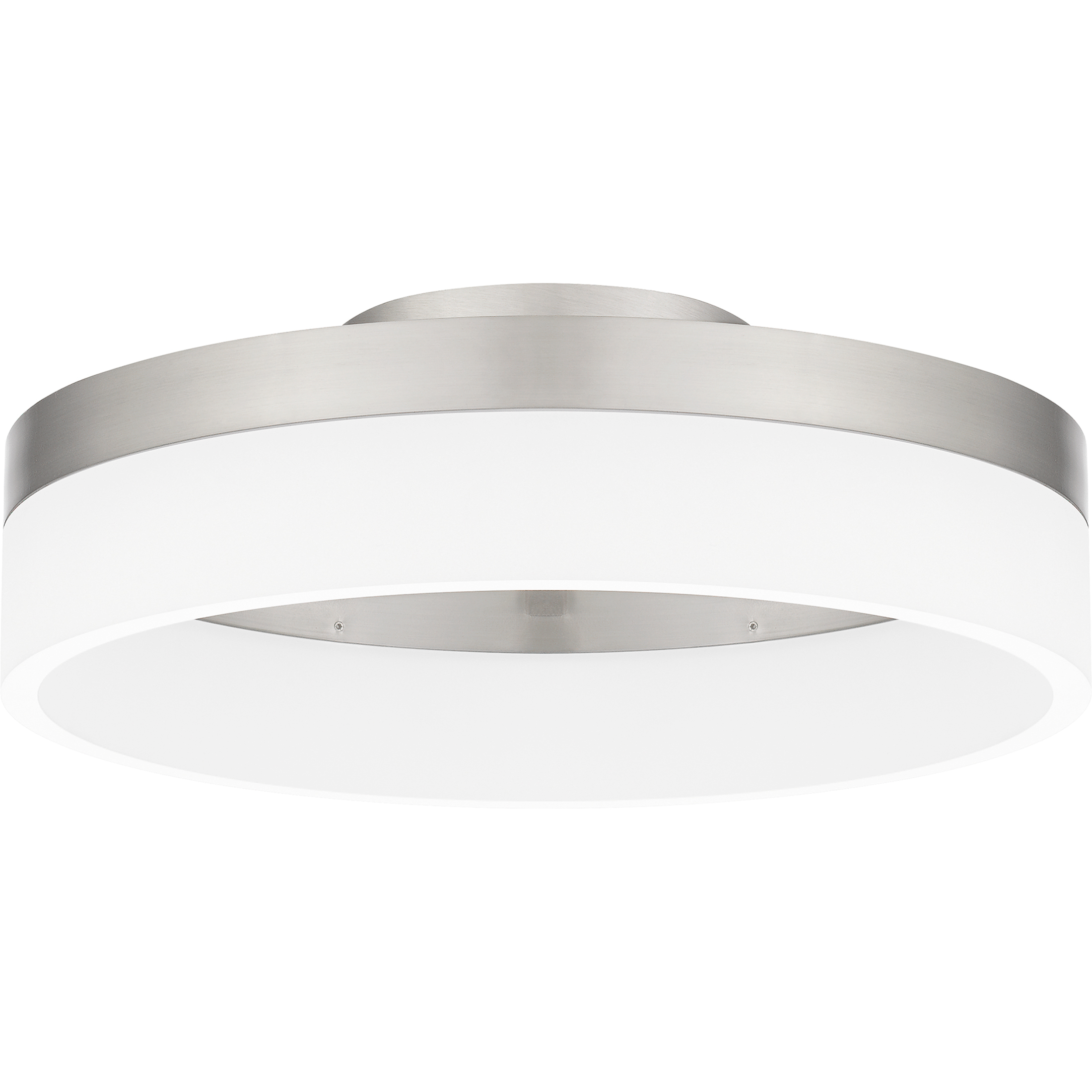 Cohen 11.75 inch Brushed Nickel Flush Mount Ceiling Light