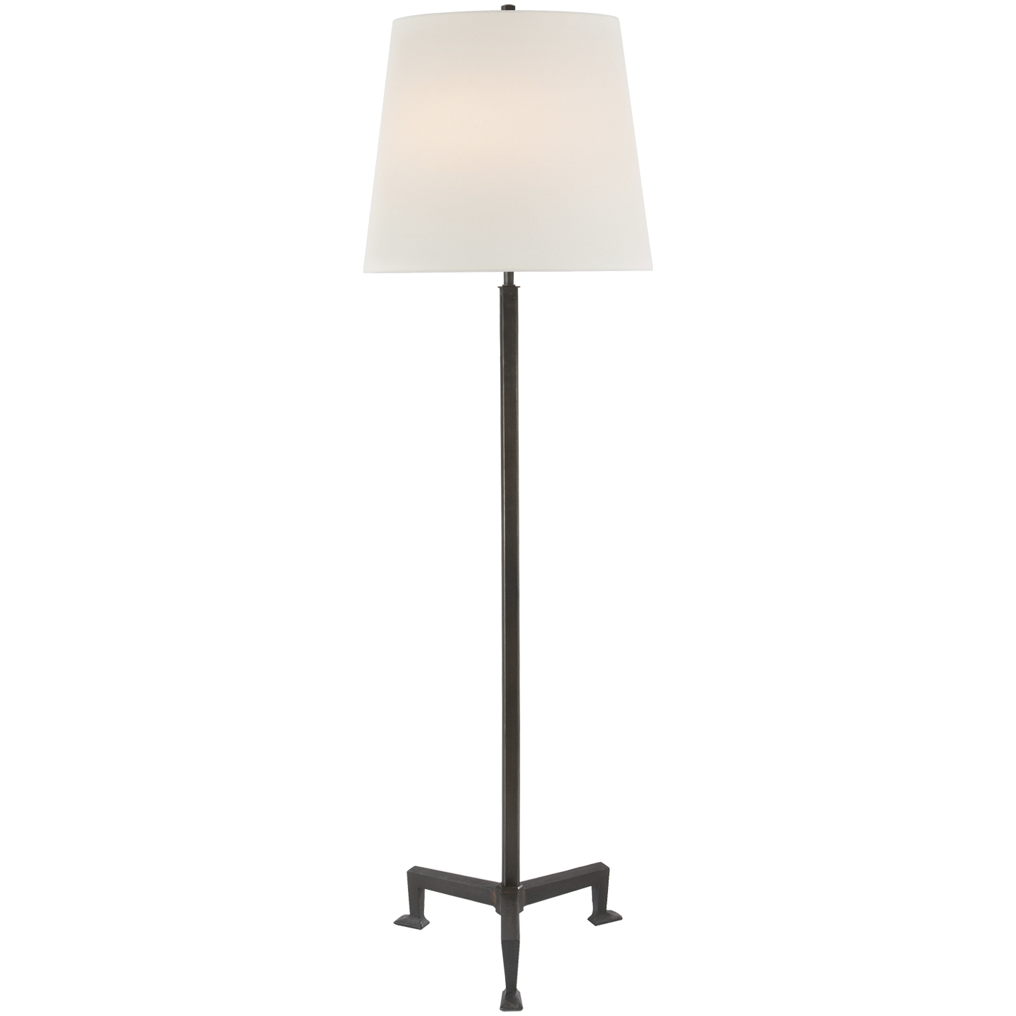Thomas O'Brien Parish Floor 65.25 inch 60 watt Aged Iron Floor Lamp Portable Light in Linen