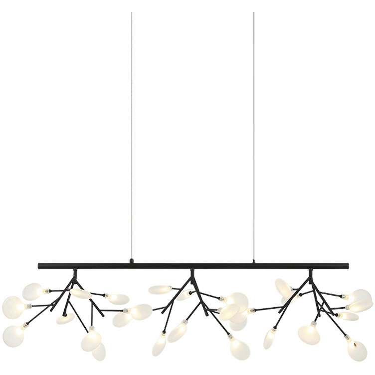 Hydrangea Bloom 27 Light 18 inch Matte Black Pendant Ceiling Light