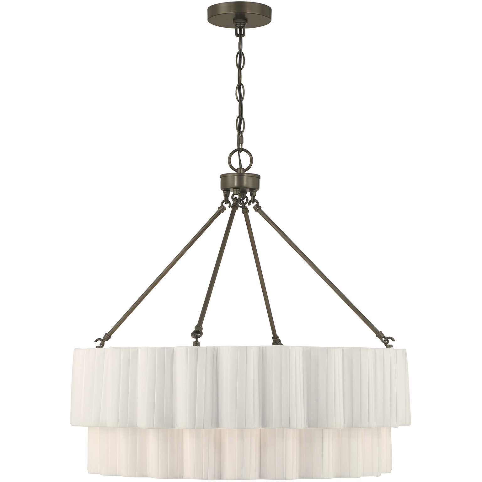 Tucker 4 Light 26 inch Mediterranean Bronze Pendant Ceiling Light