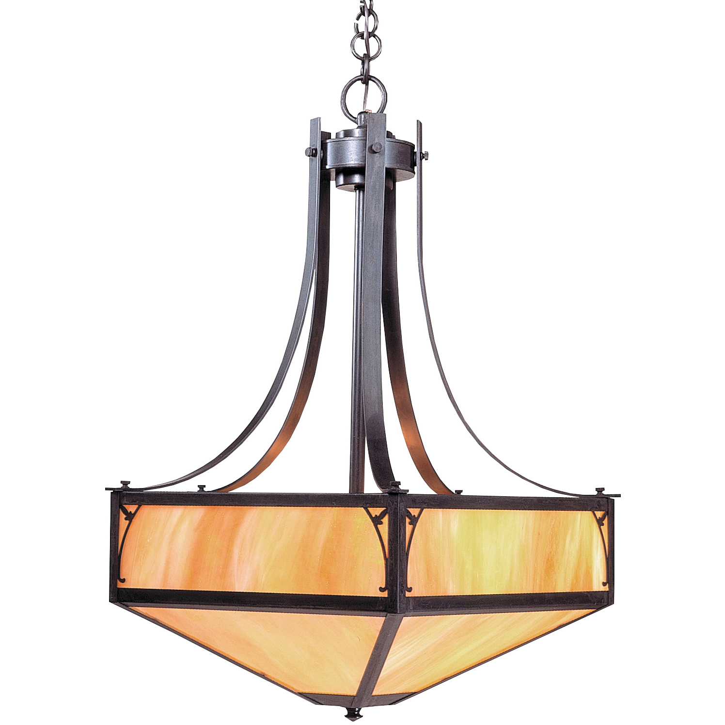 Saint George 4 Light 20 inch Verdigris Patina Pendant Ceiling Light in White Opalescent