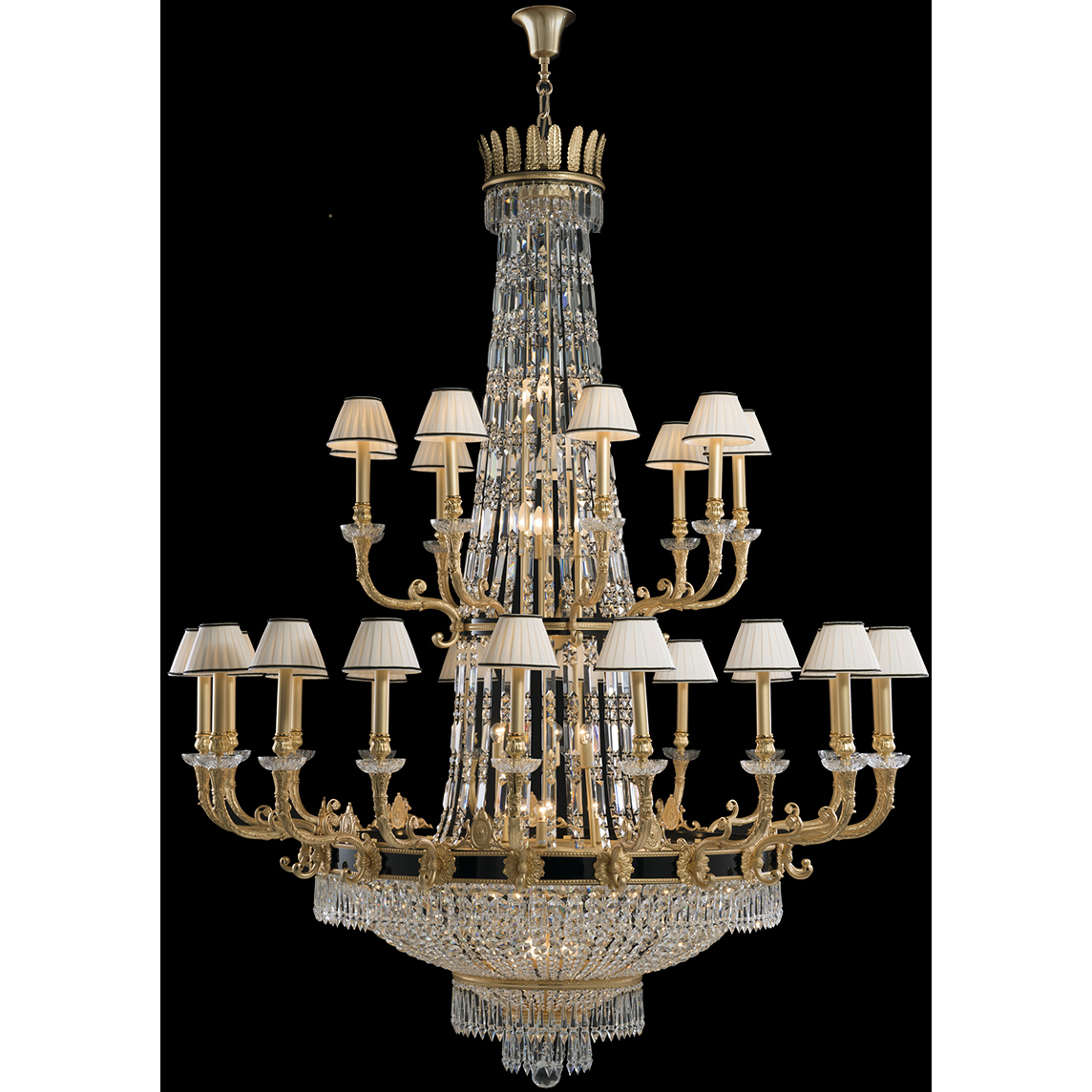 Mariner Luxury LED 69.69 inch Antique Gold Plated Chandelier Ceiling Light