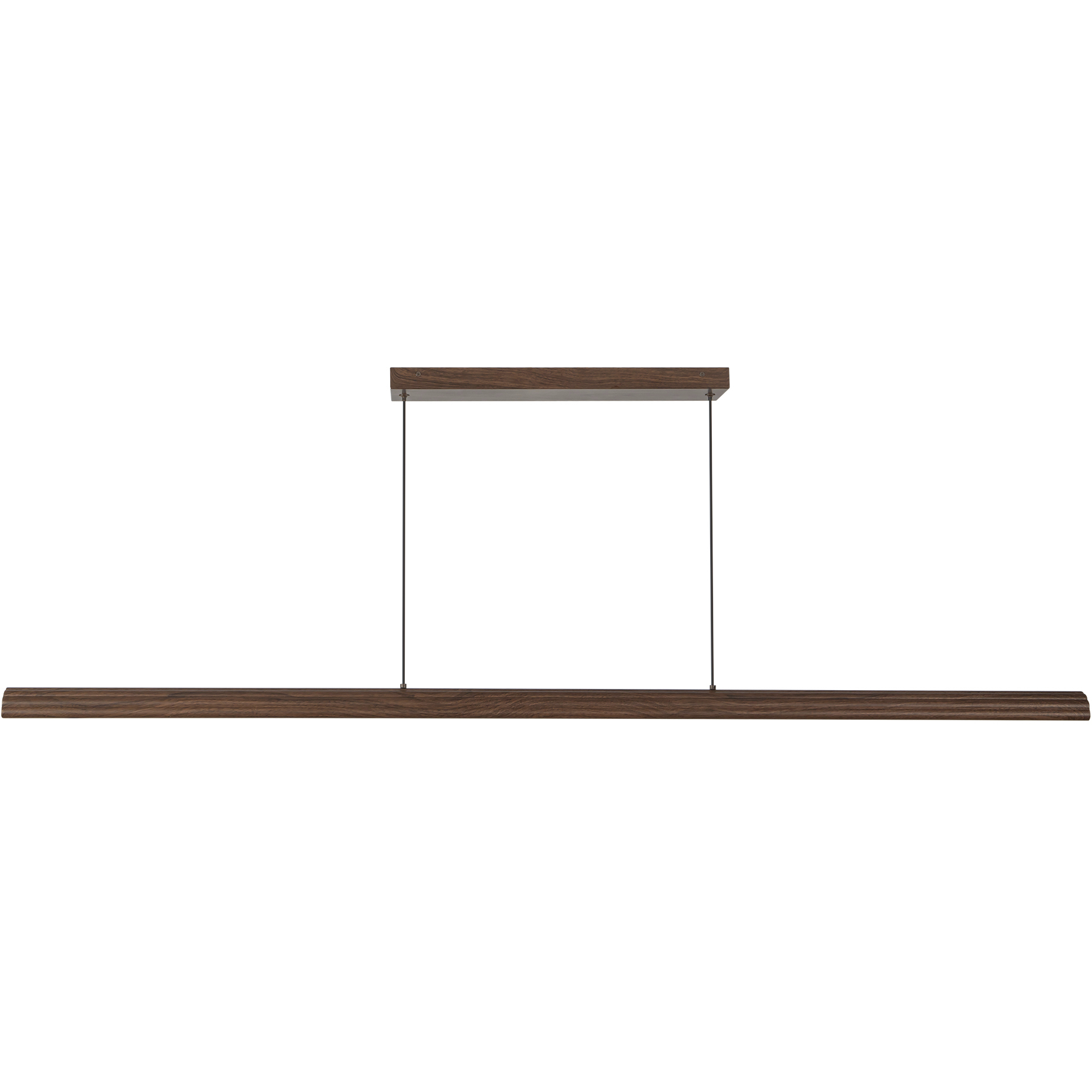 Alora Mood Dottie 60 inch Walnut Linear Pendant Ceiling Light