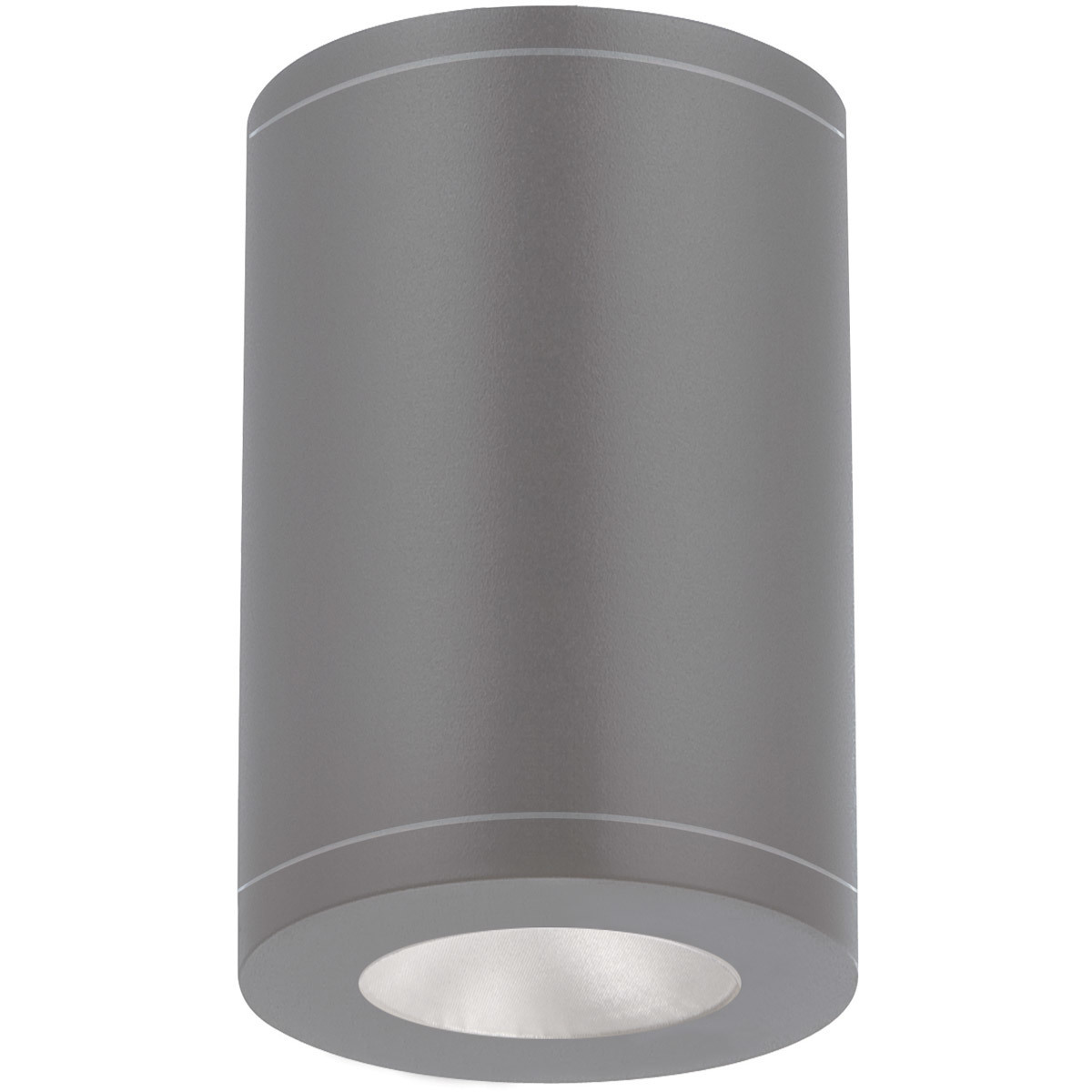 Tube Arch LED 4.88 inch Graphite Outdoor Flush in Flood, 90, 3000K