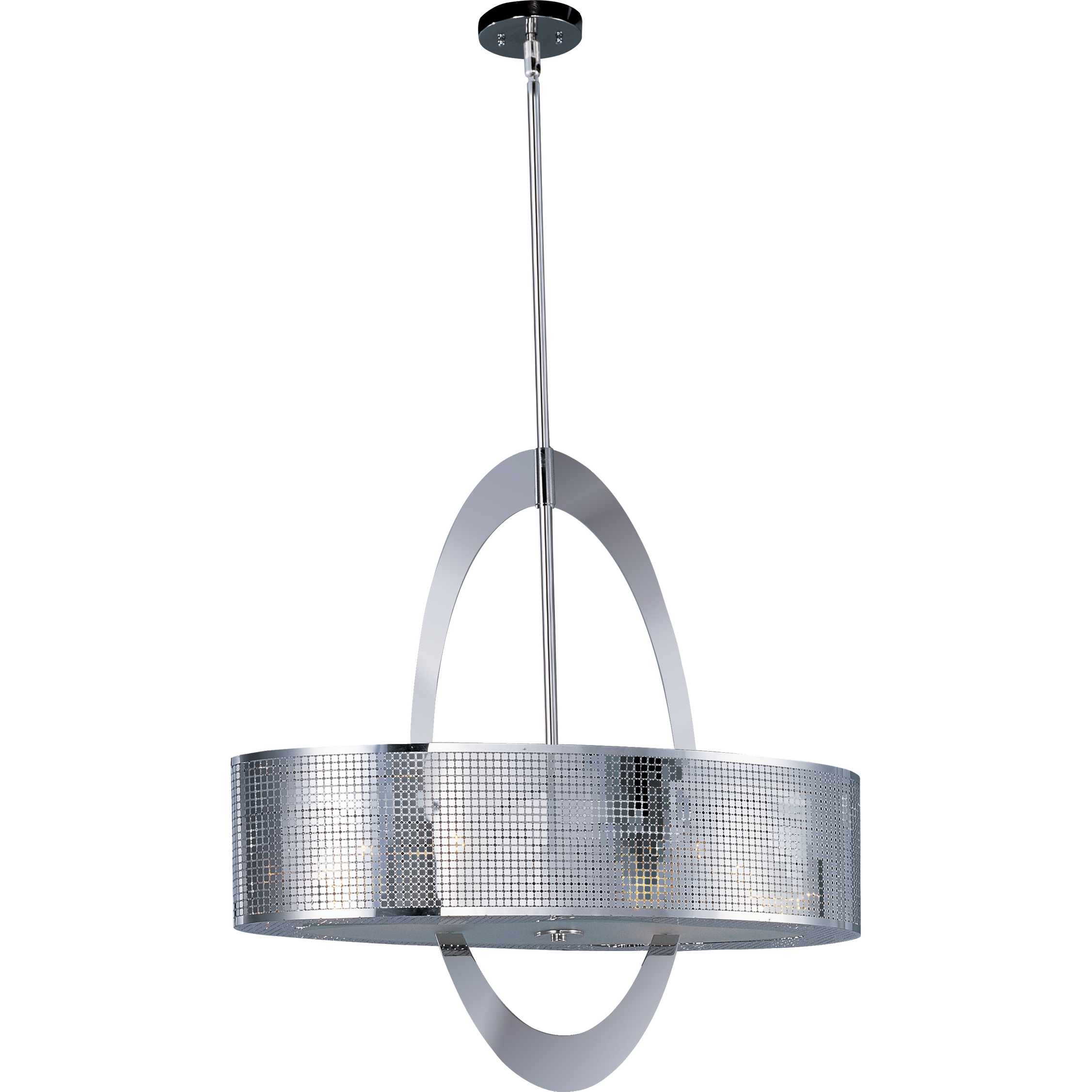Mirage 6 Light 13.5 inch Polished Nickel Single Pendant Ceiling Light