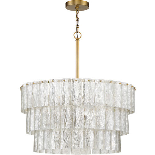 Museo 9 Light 24 inch Satin Brass Pendant Ceiling Light