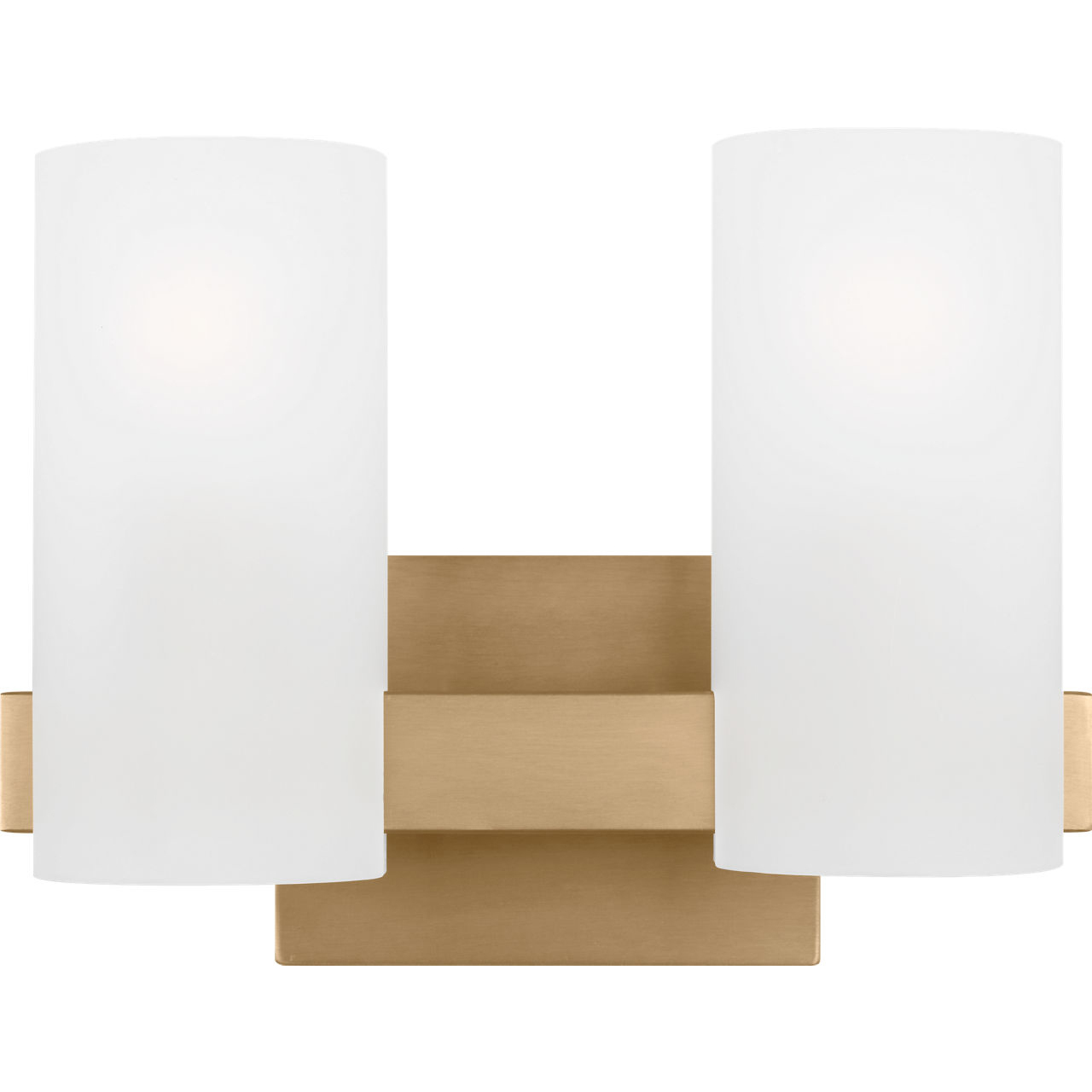 Drew & Jonathan Scott Rhode 2 Light 12.13 inch Satin Brass Vanity Light Wall Light