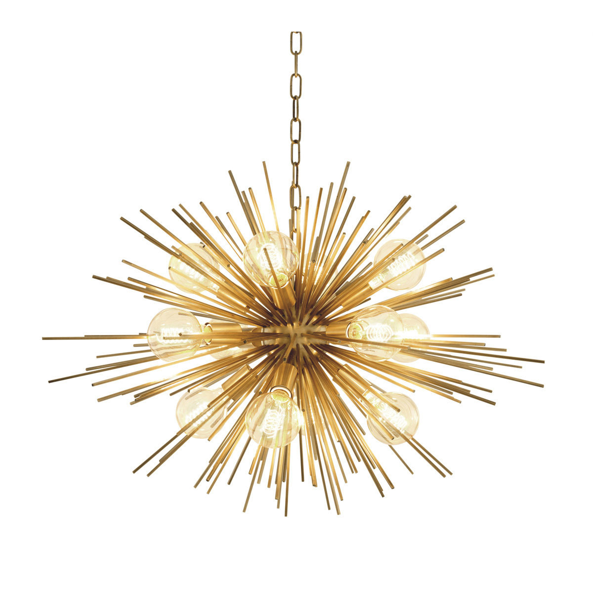 Boivin 12 Light 35.43 inch Matte Brass Chandelier Ceiling Light