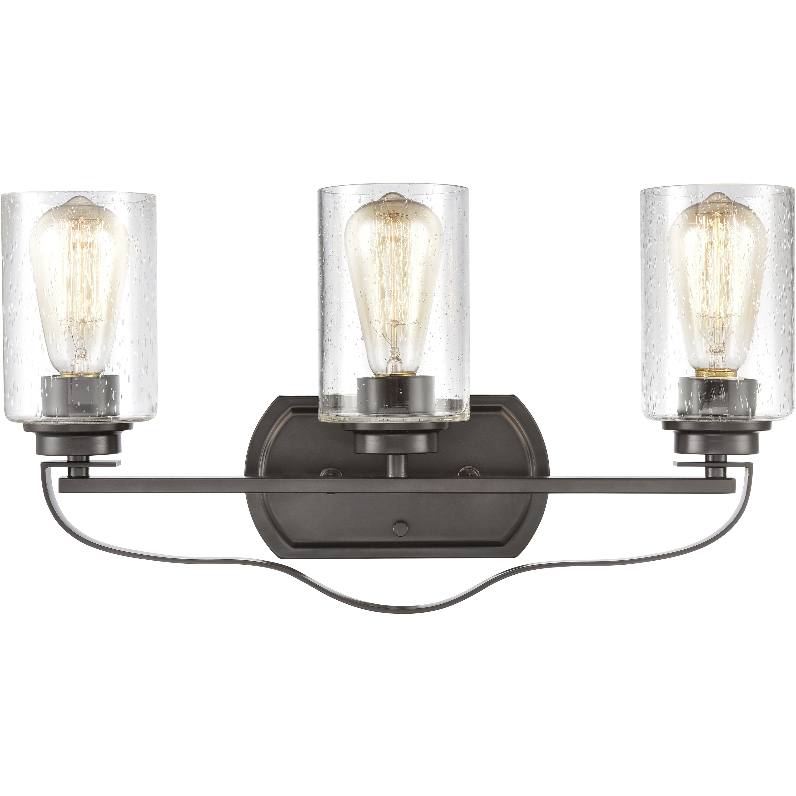 Market Square 3 Light 20 inch Oil Rubbed Bronze Vanity Light Wall Light