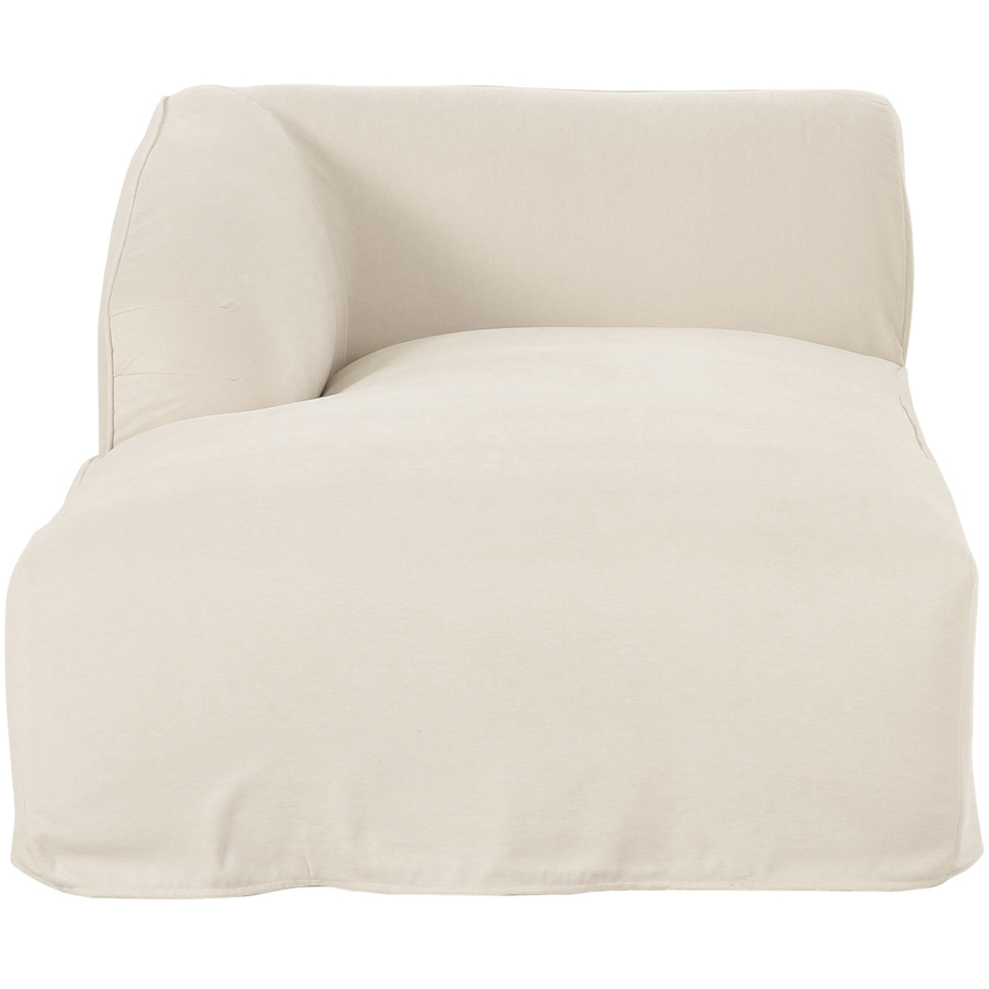 Isla Beige Left Arm Facing Chaise