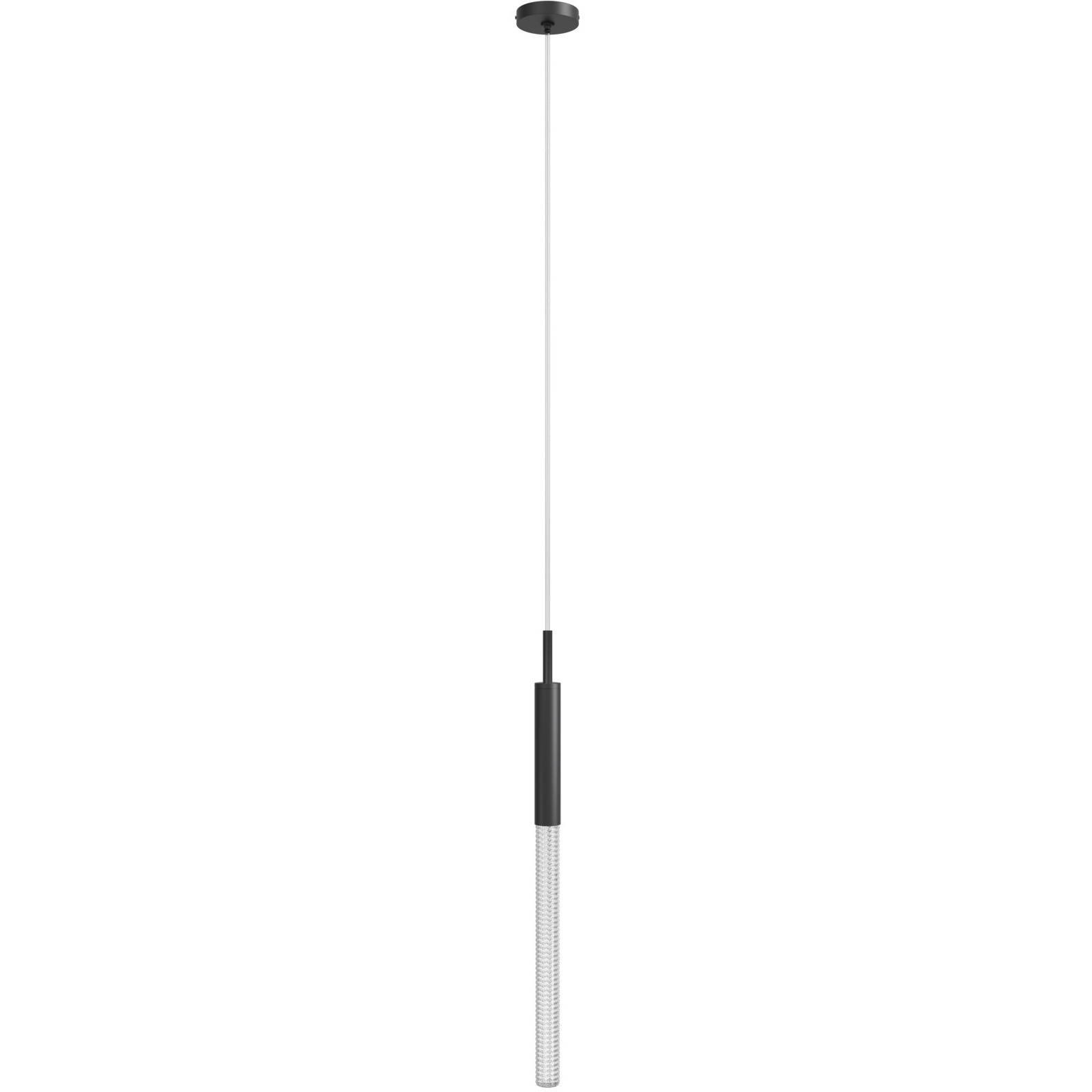 Main St. LED 5 inch Black Pendant Ceiling Light