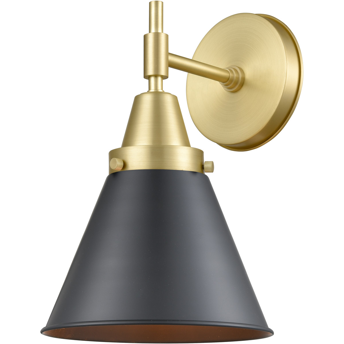 Caden LED 8 inch Satin Gold Sconce Wall Light