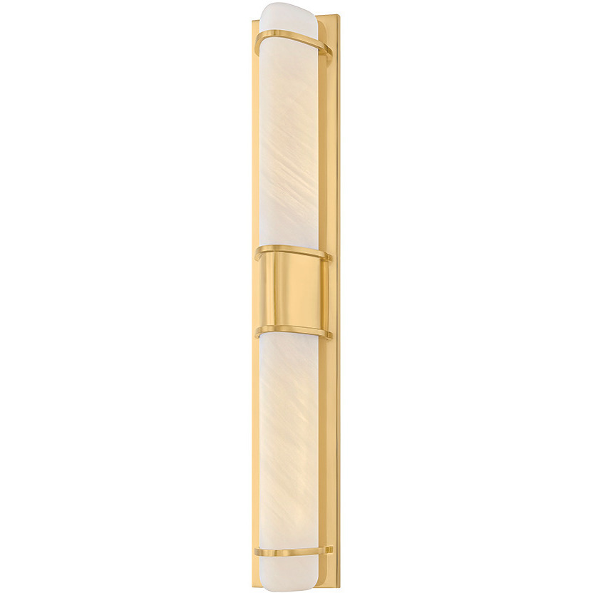 Tottenville 2 Light 4.25 inch Aged Brass Wall Sconce Wall Light