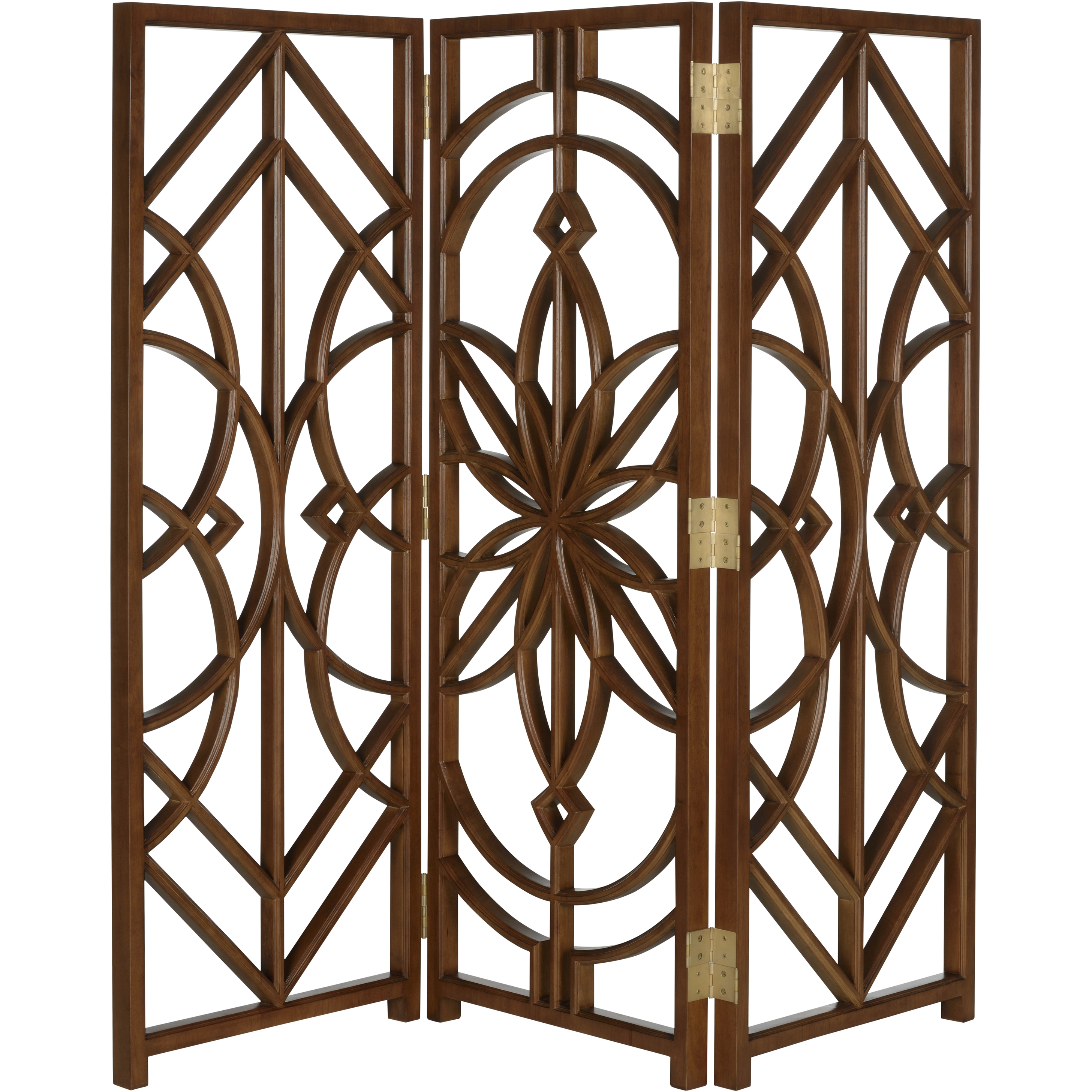 Tree of Life 72.25 inch Brown Screen