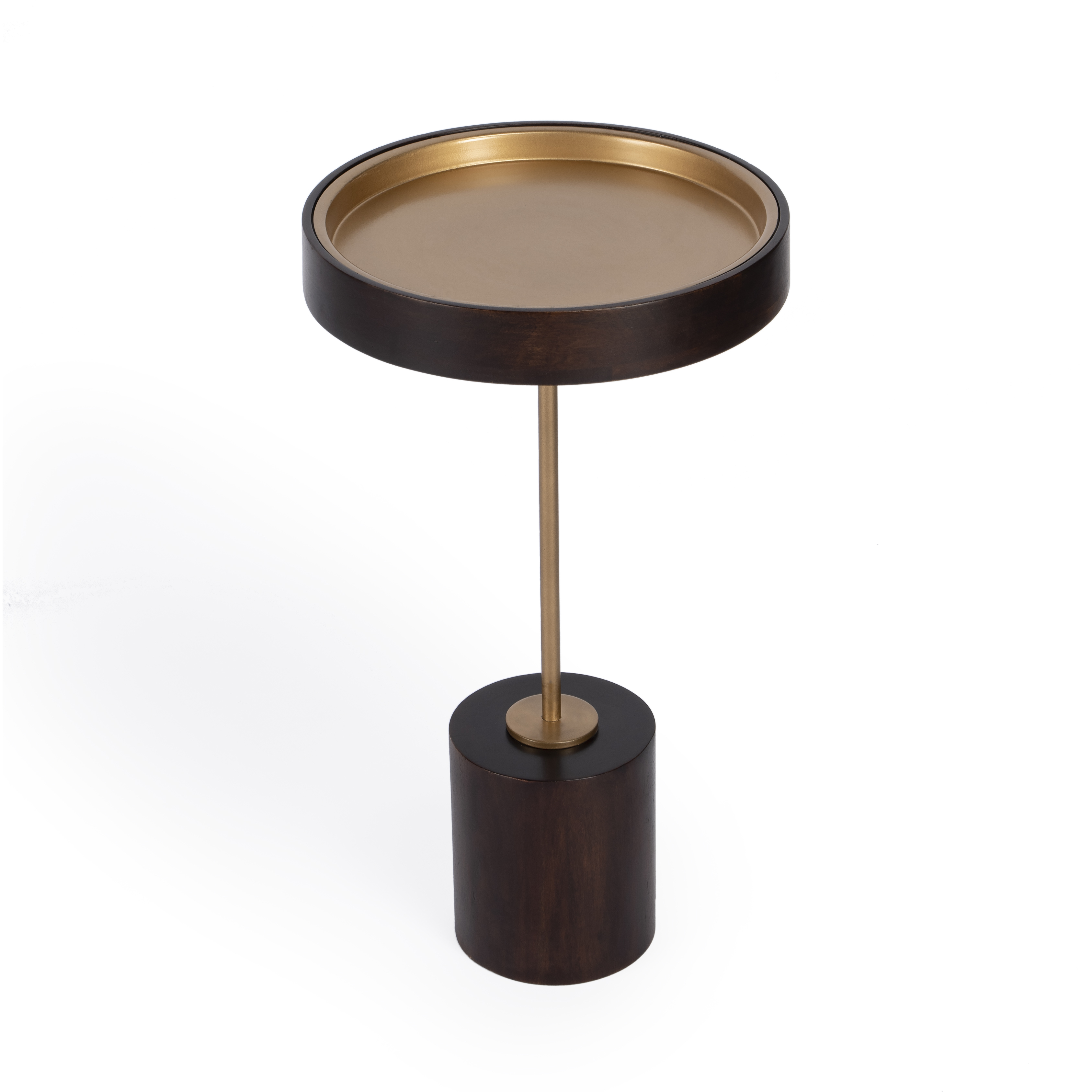 Shen Pedestal Side Table in Multi