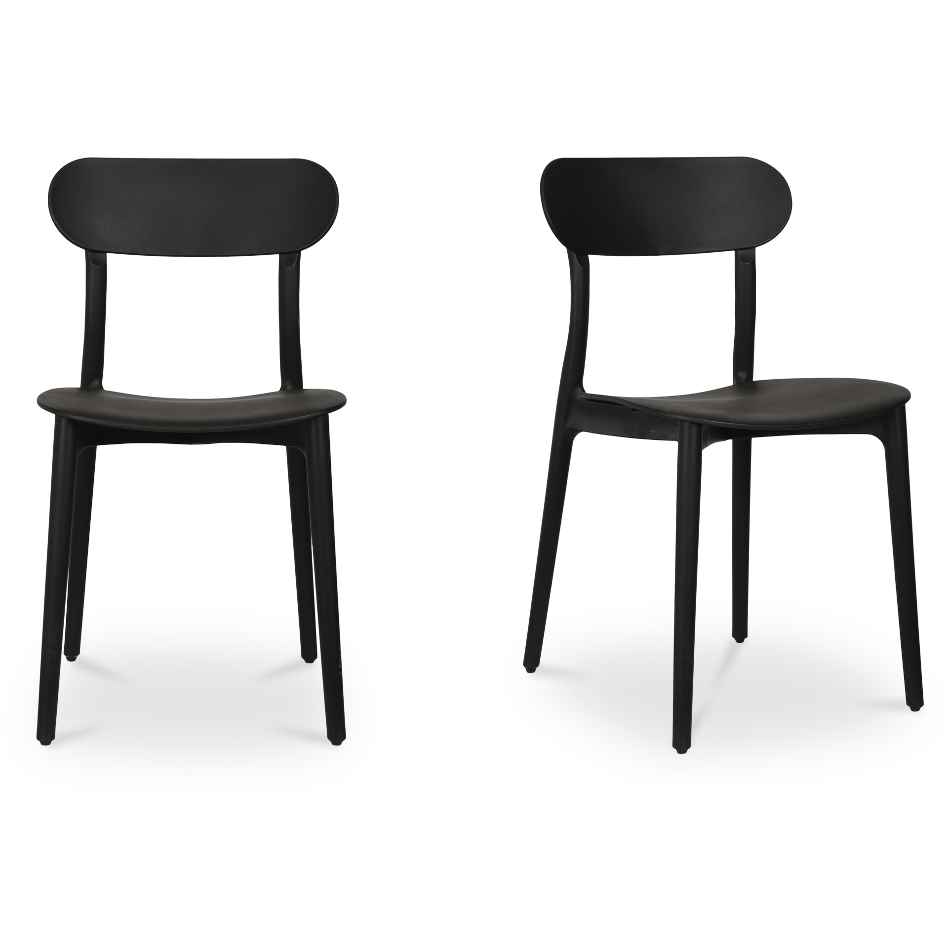 Kent Black Outdoor Dining Chair, Set of Two