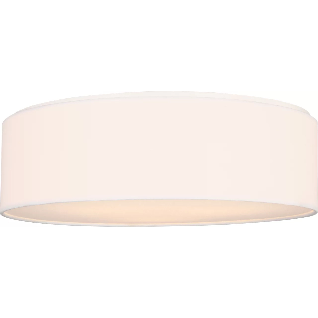 Larson 3 Light 18 inch Matte White Flush Mount Ceiling Light, Medium