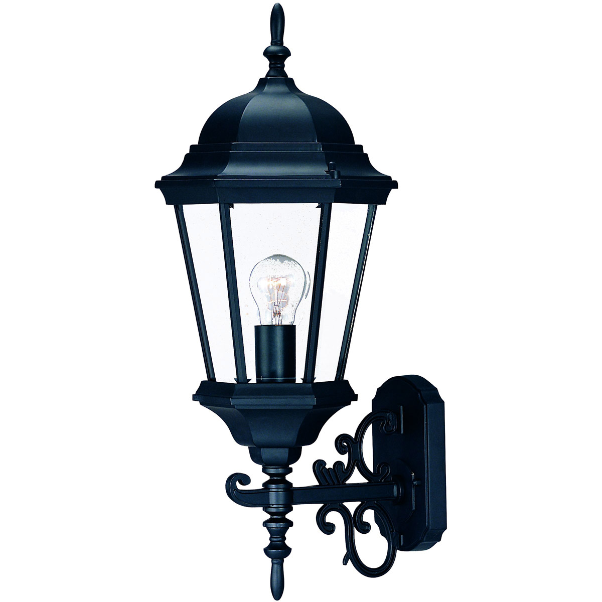 Richmond 1 Light 23 inch Matte Black Exterior Wall Mount