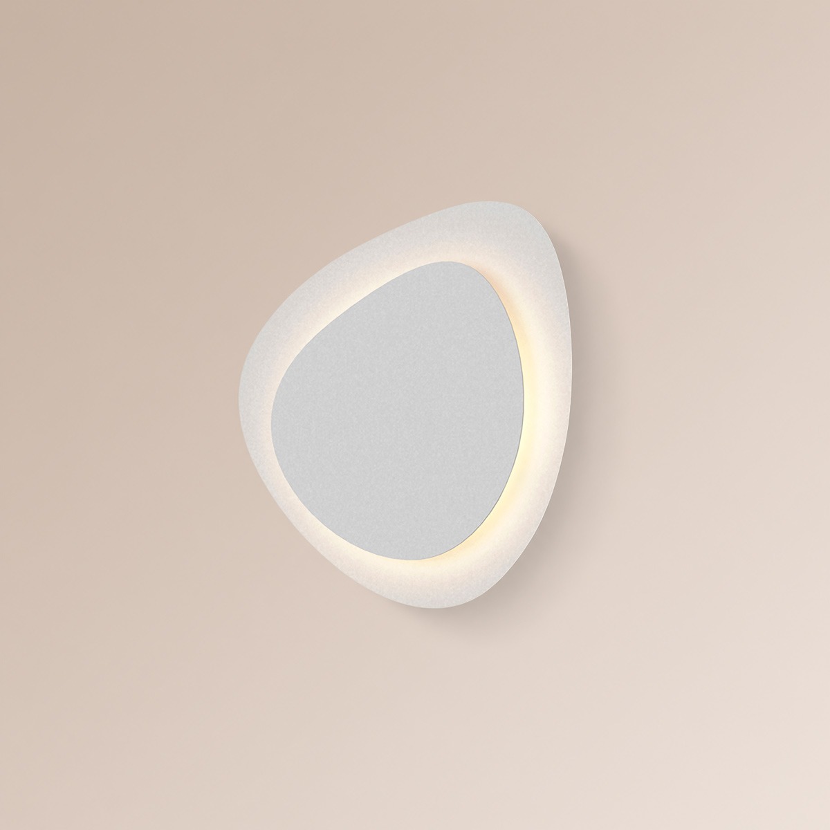 Abstract Panels LED 11.25 inch Textured White ADA Wall Sconce Wall Light