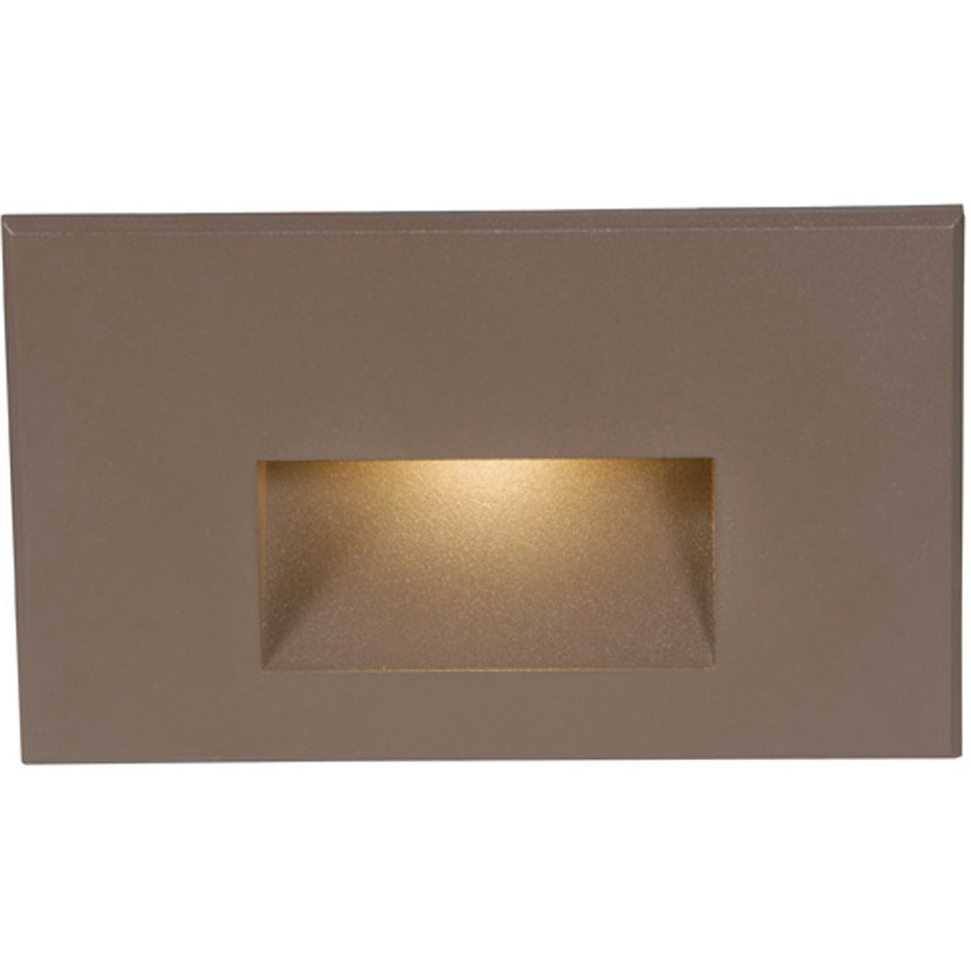 LEDme Step and Wall Lights 277 3.9 watt Bronze On Aluminum Step Light in Blue, LED, 13.62 inch