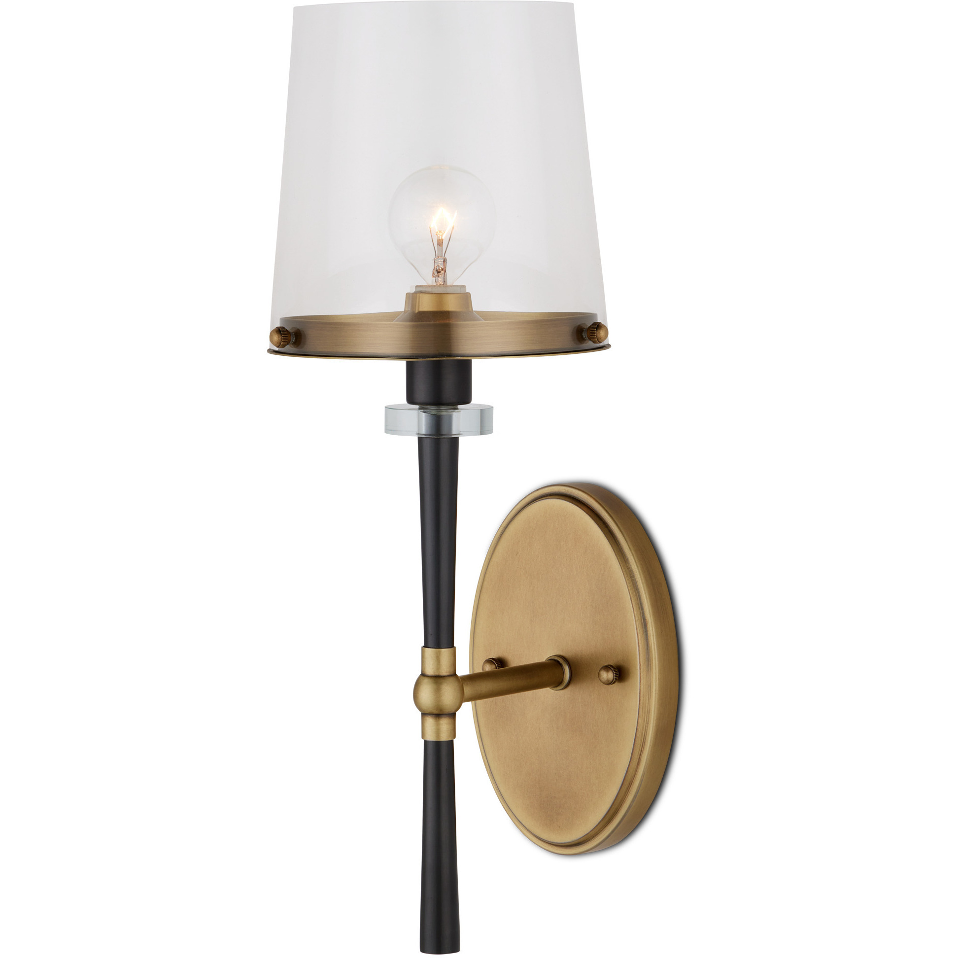 Lyndall 1 Light 6 inch Antique Brass Wall Sconce Wall Light