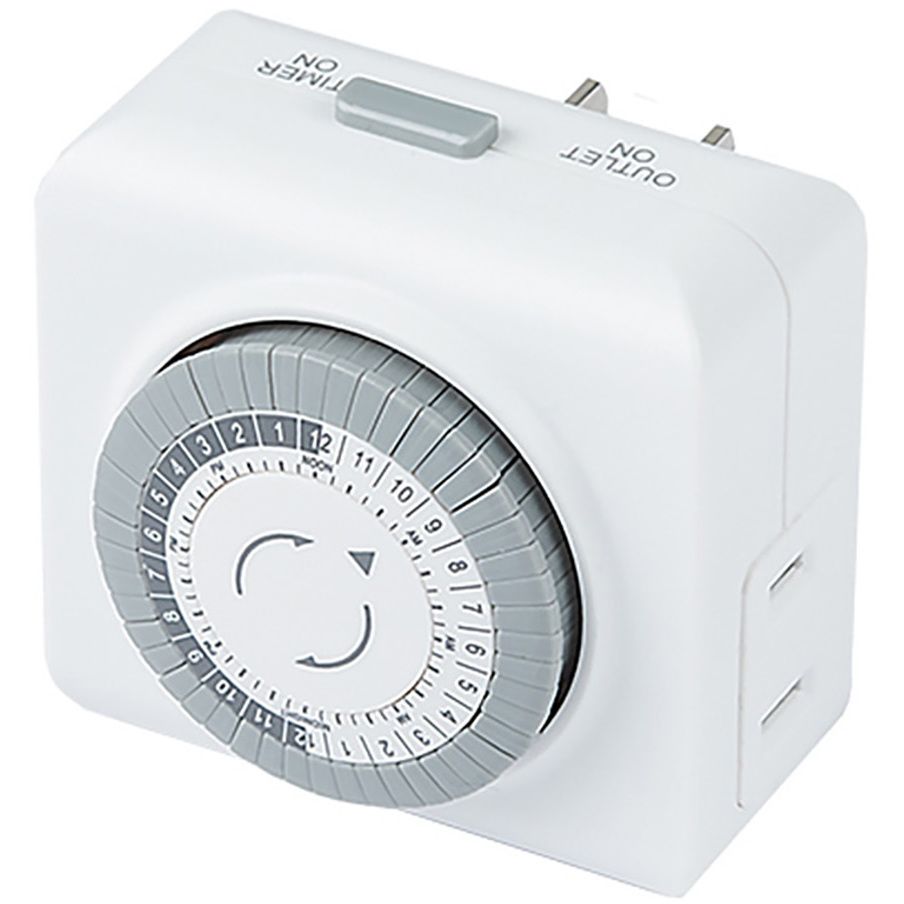 WAC Landscape White Mechanical Timer, WAC Landscape