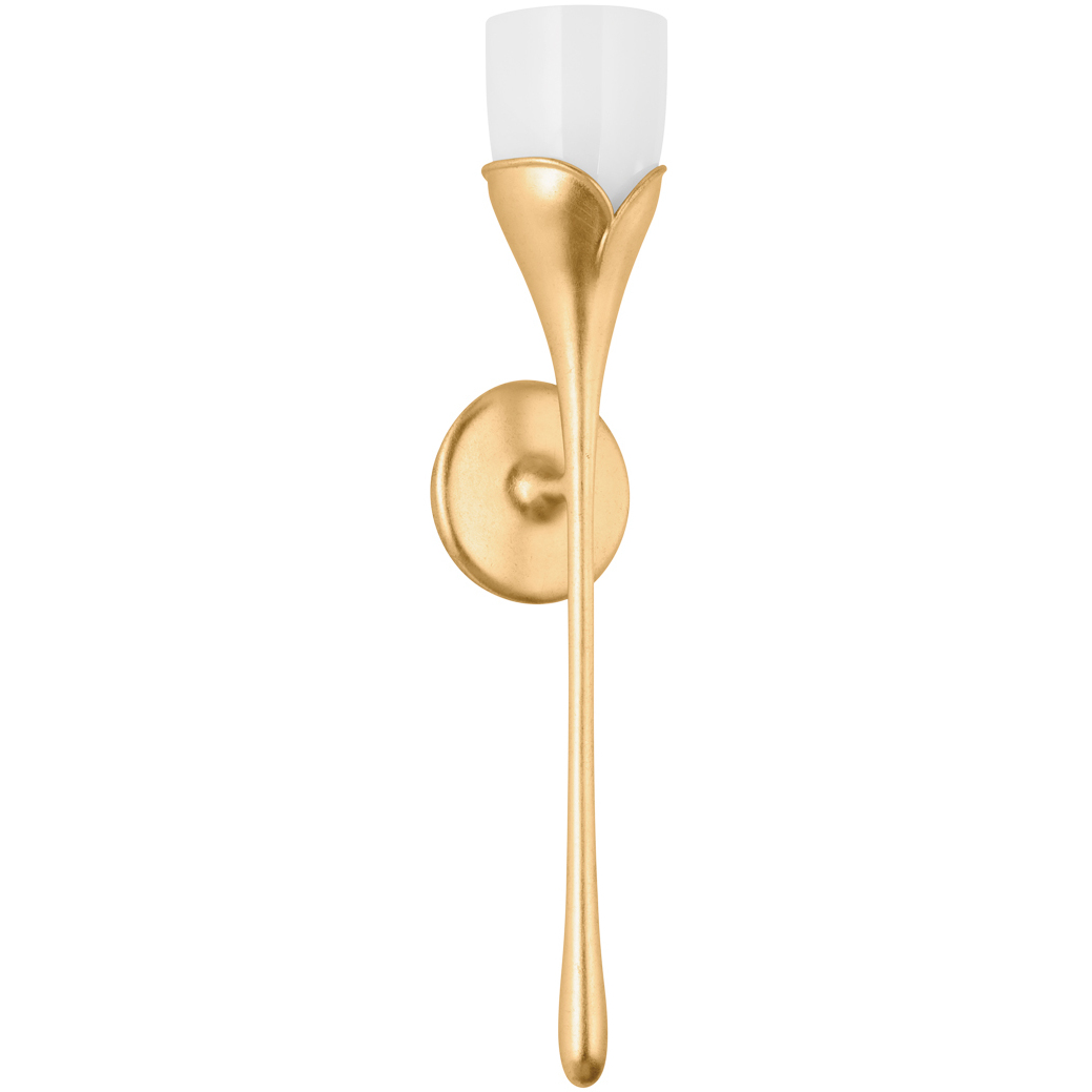 Bellerose 1 Light 4.75 inch Vintage Gold Leaf Wall Sconce Wall Light
