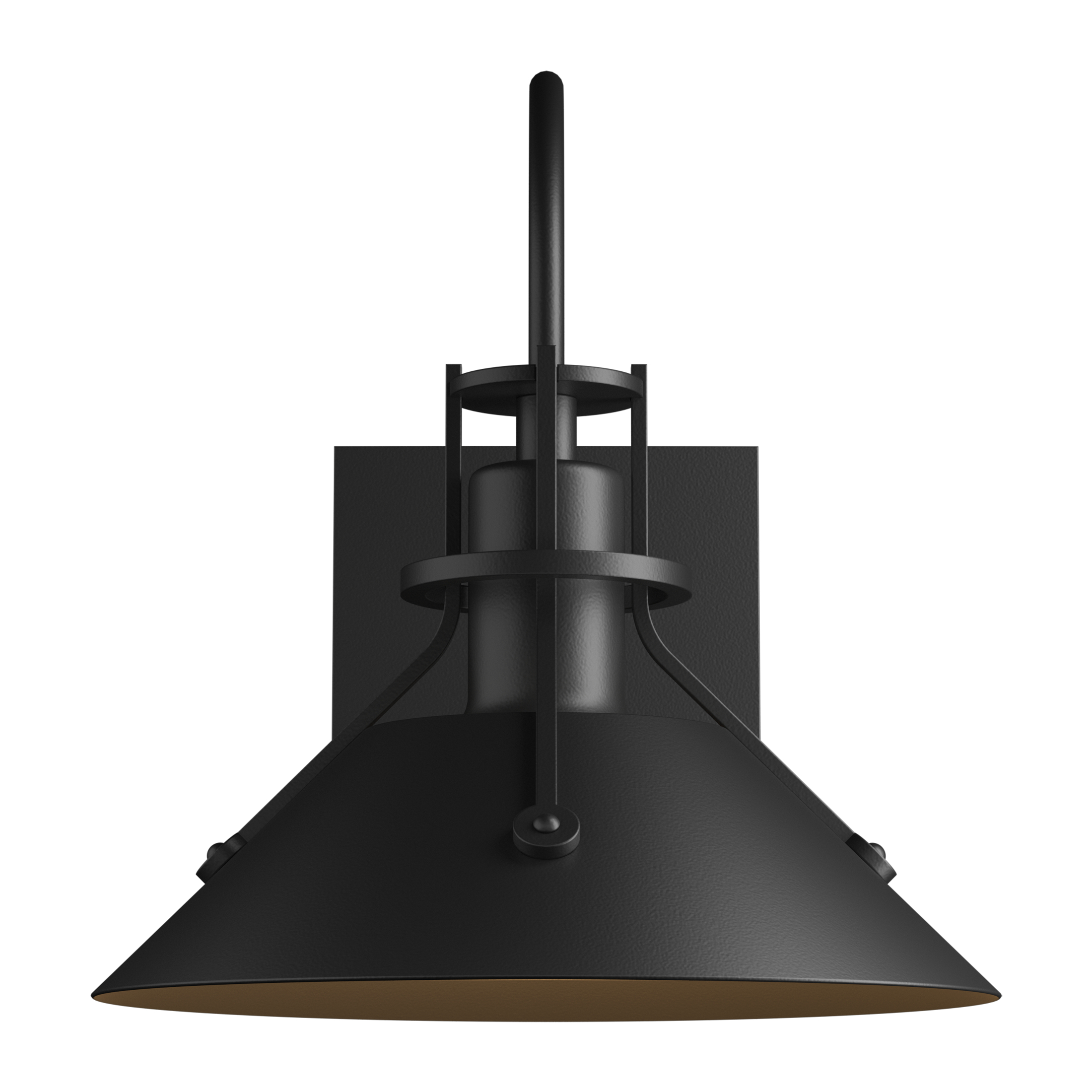 Henry 1 Light 10.5 inch Coastal Black Outdoor Sconce, Small