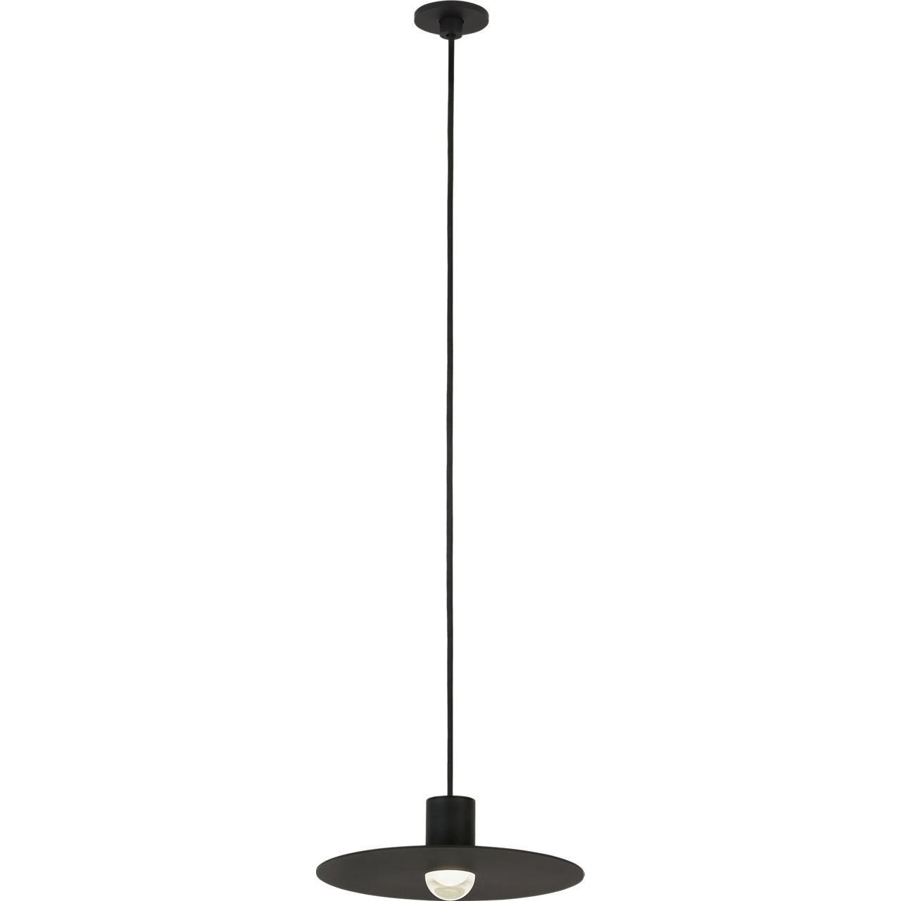 Sean Lavin Eaves LED Nightshade Black Pendant Ceiling Light, Integrated LED