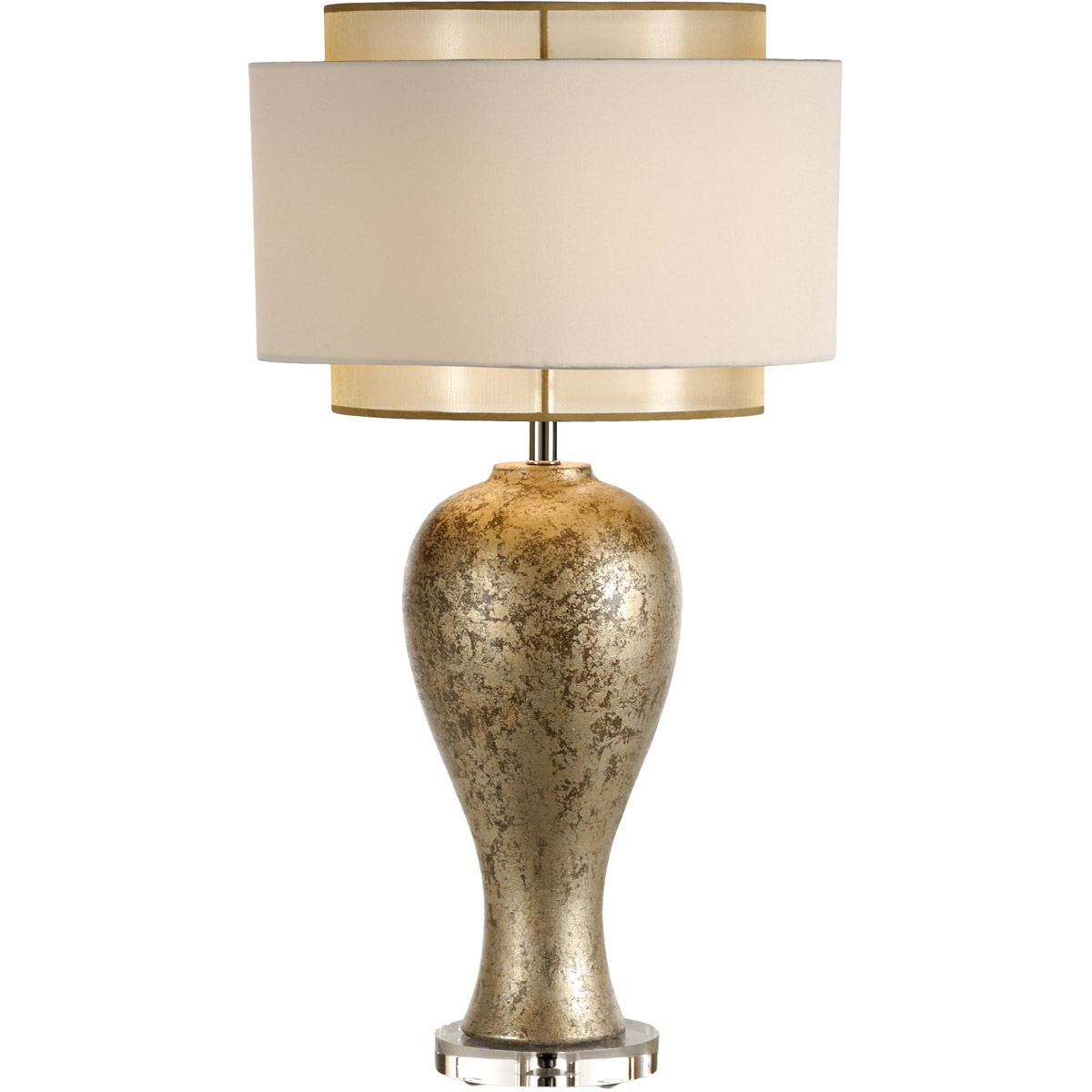 Wildwood 30 inch 100 watt Old Silver Table Lamp Portable Light