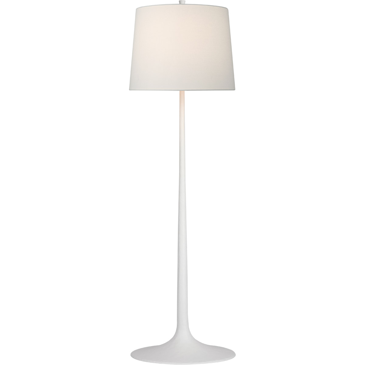 Barbara Barry Oscar 62.25 inch 15 watt Plaster White Sculpted Floor Lamp Portable Light, Large