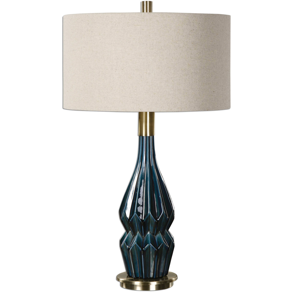 Prussian 32 inch 150 watt Blue Lamp Portable Light