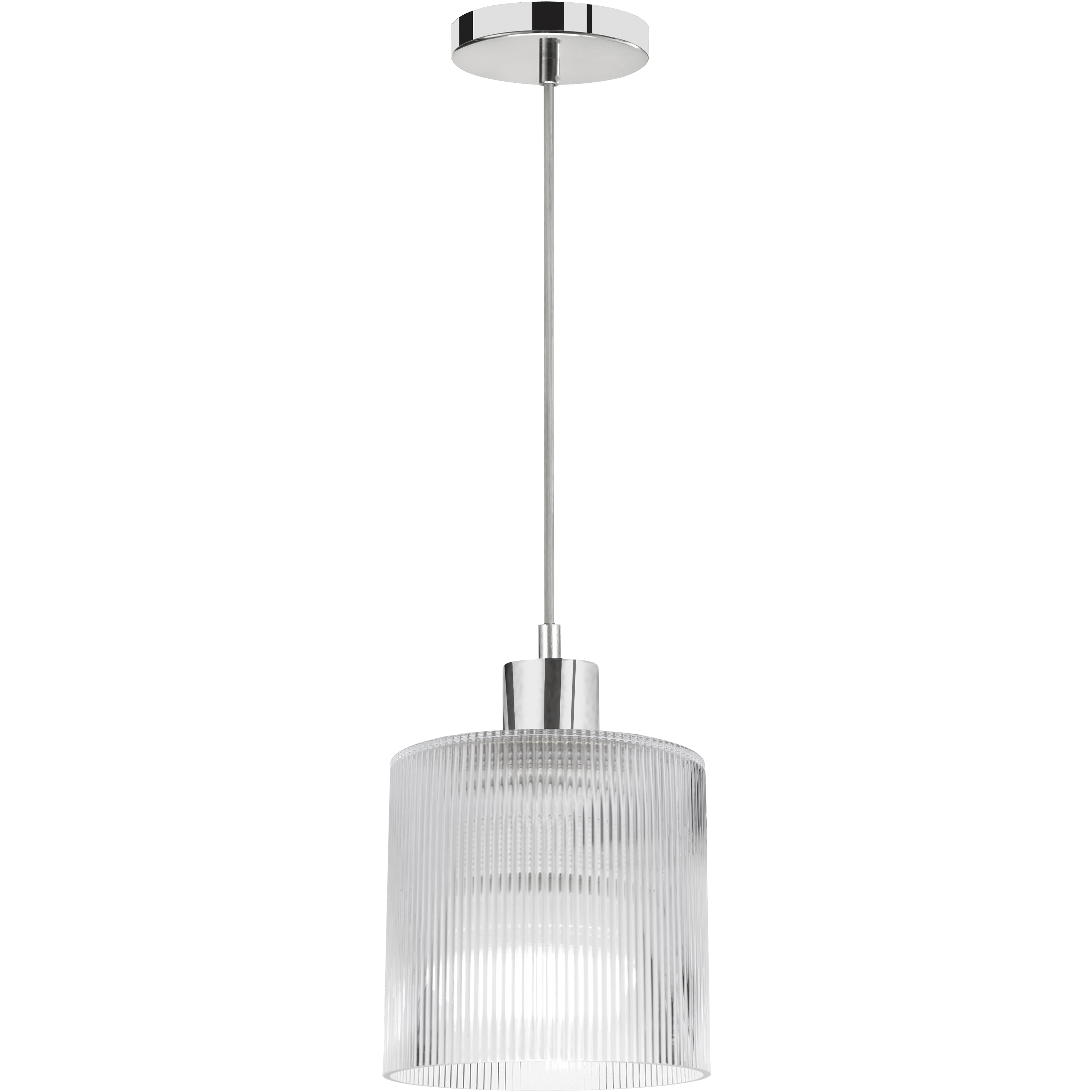 Nadine LED 7 inch Polished Chrome Pendant Ceiling Light