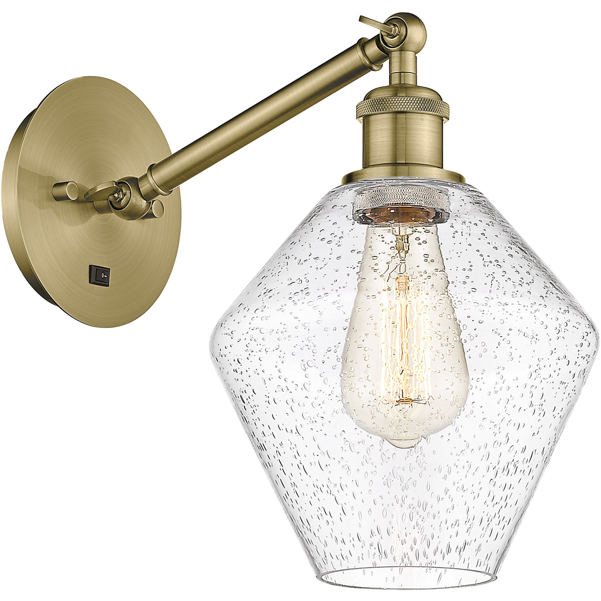 Ballston Cindyrella 1 Light 8 inch Antique Brass Sconce Wall Light