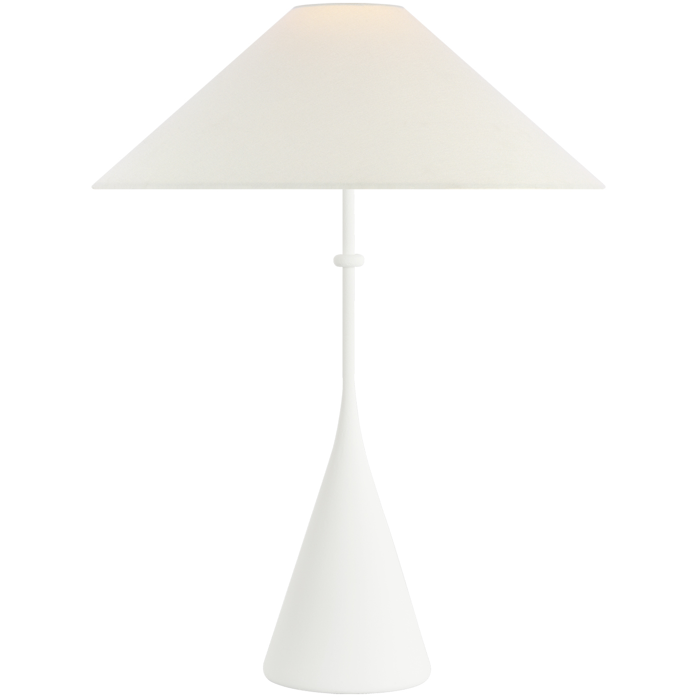 Kelly Wearstler Zealous 30 inch 15 watt Museum White Table Lamp Portable Light