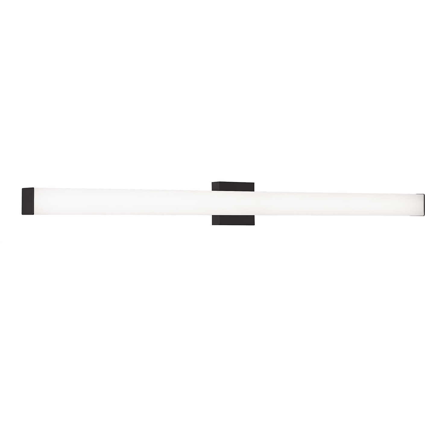Tad LED 48.5 inch Black Vanity Light Wall Light