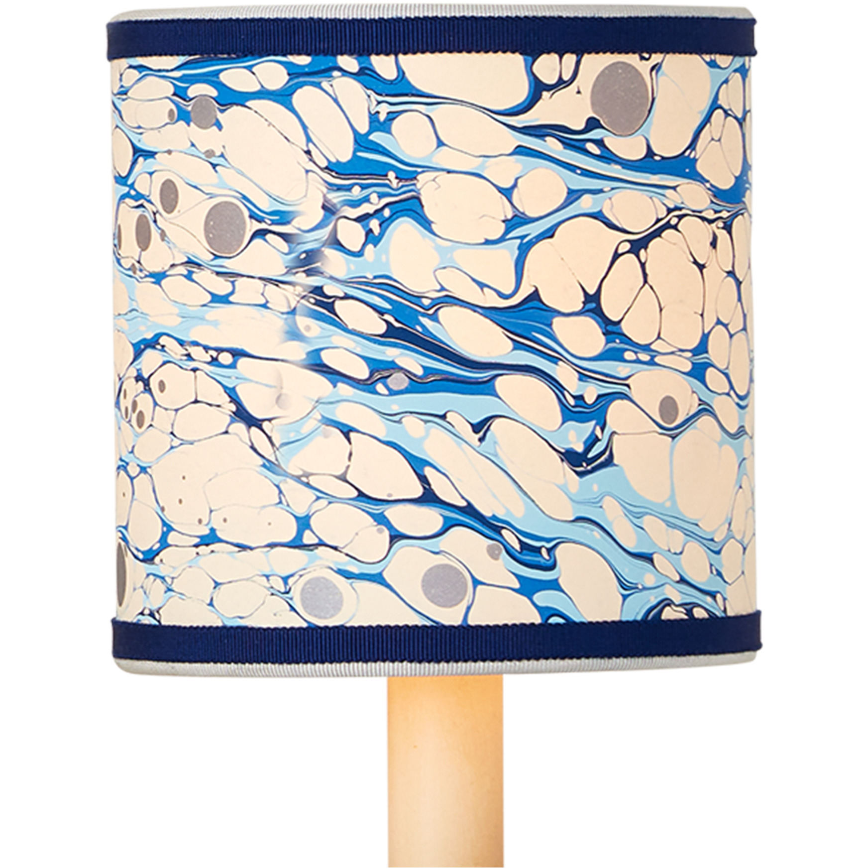 Marble Blue Lace 5 inch Drum Chandelier Shade