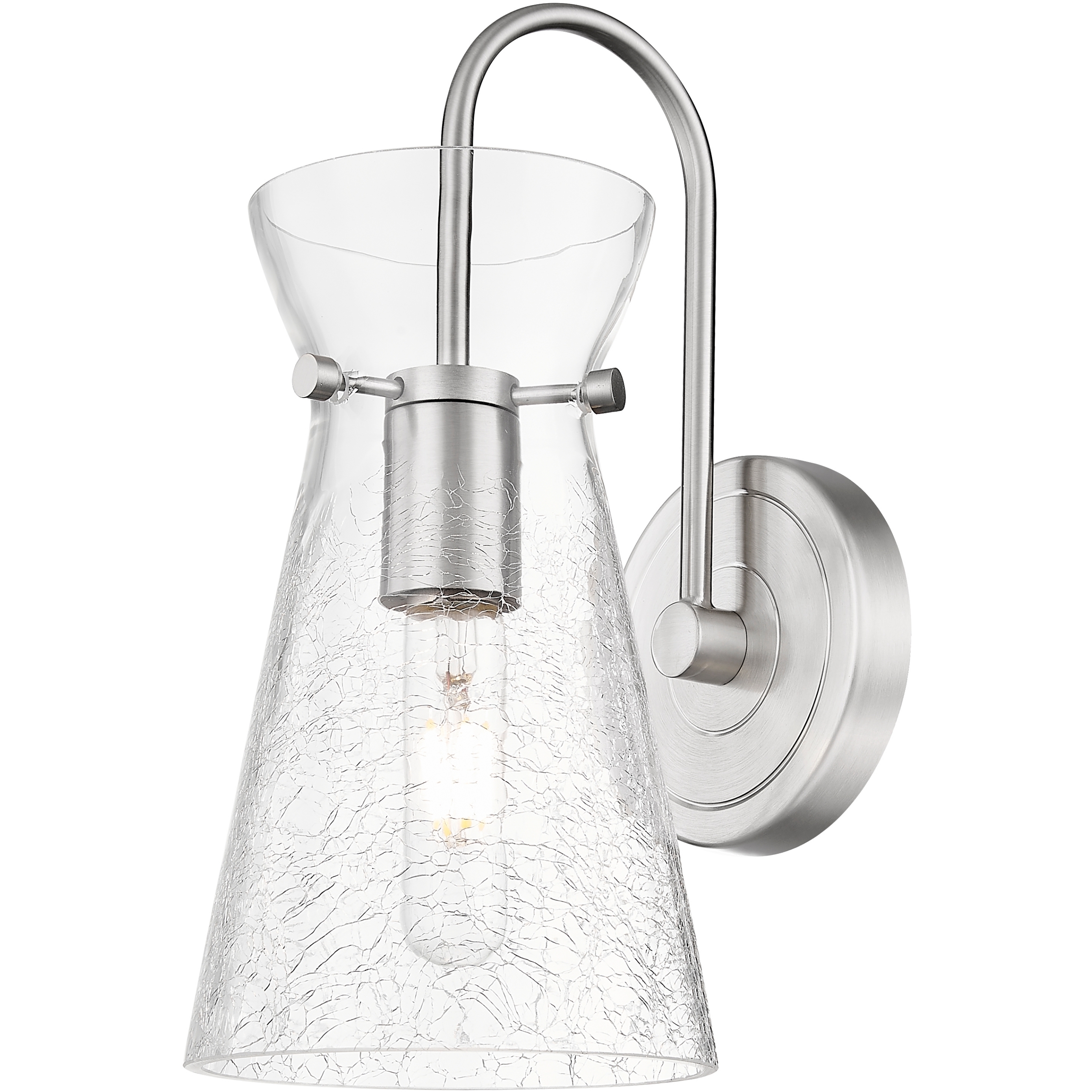 Nicole Sconce Wall Light in Brushed Satin Nickel