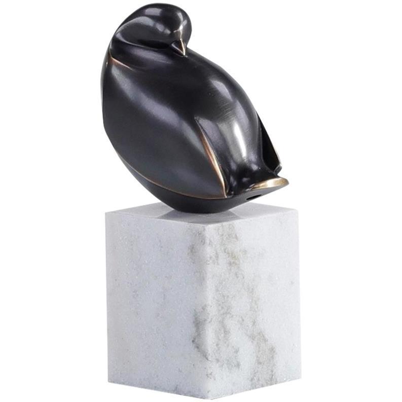 Bronzed Bird 9.5 X 5.5 inch Sculpture, Small
